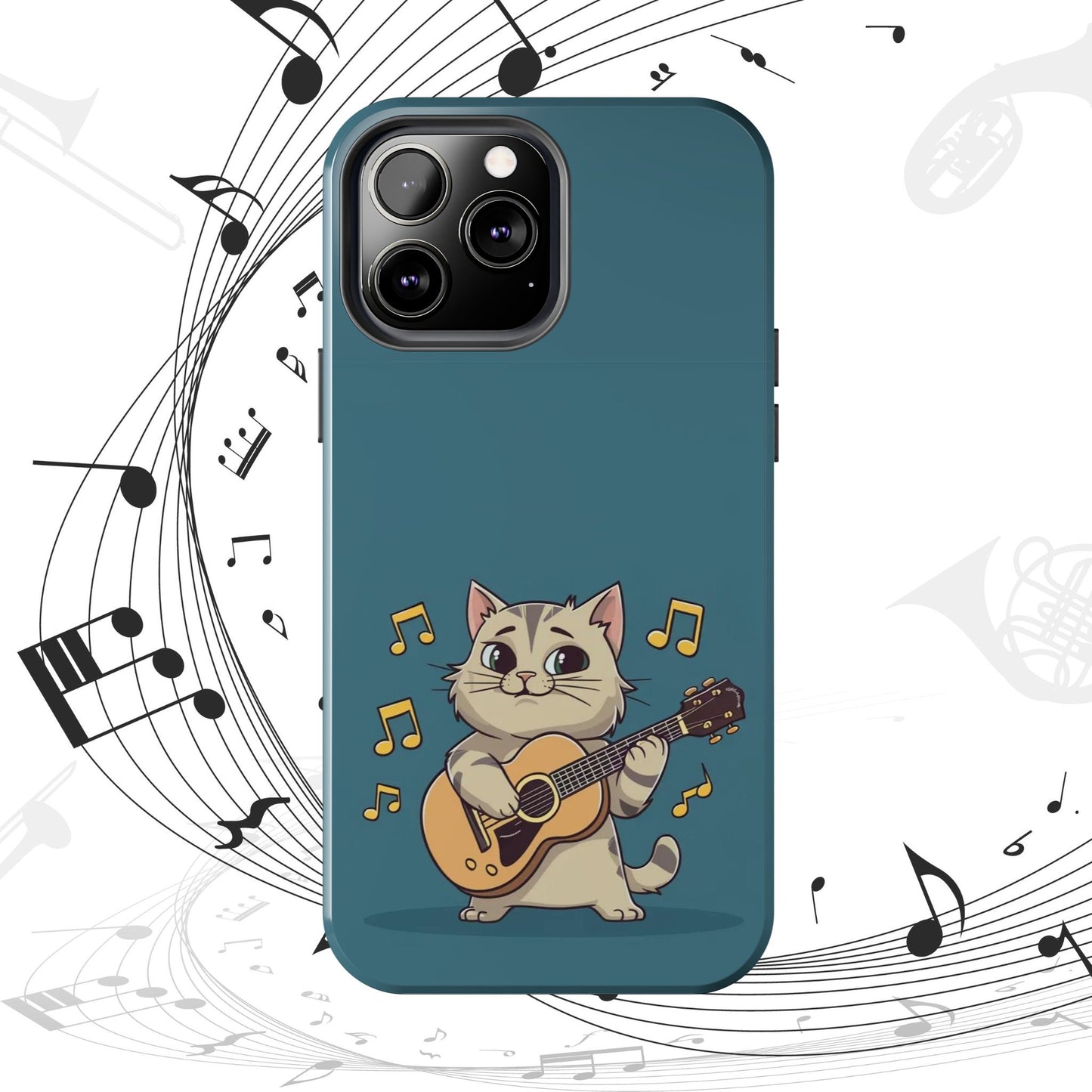 Tuneful Treasures Wireless Charging Support Tough Case.