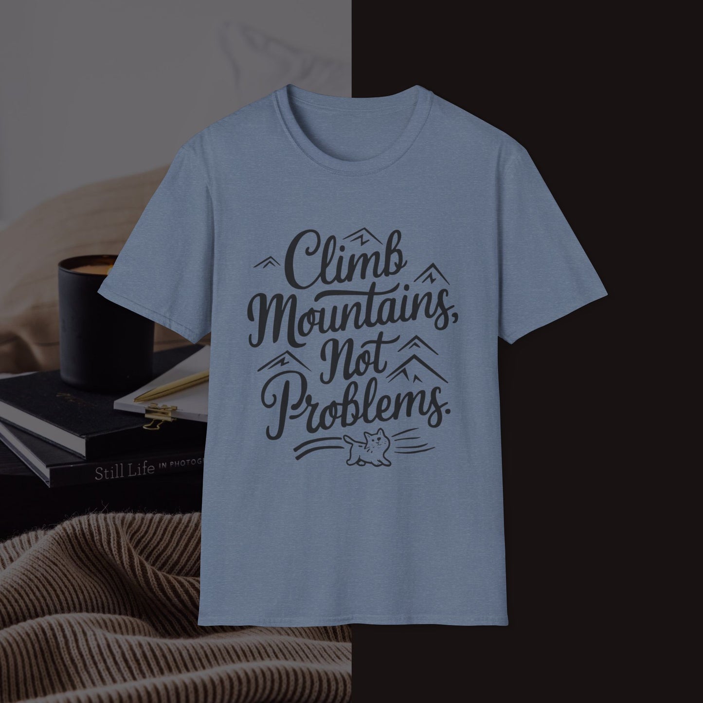 Climbing Mountain Cotton Men tee