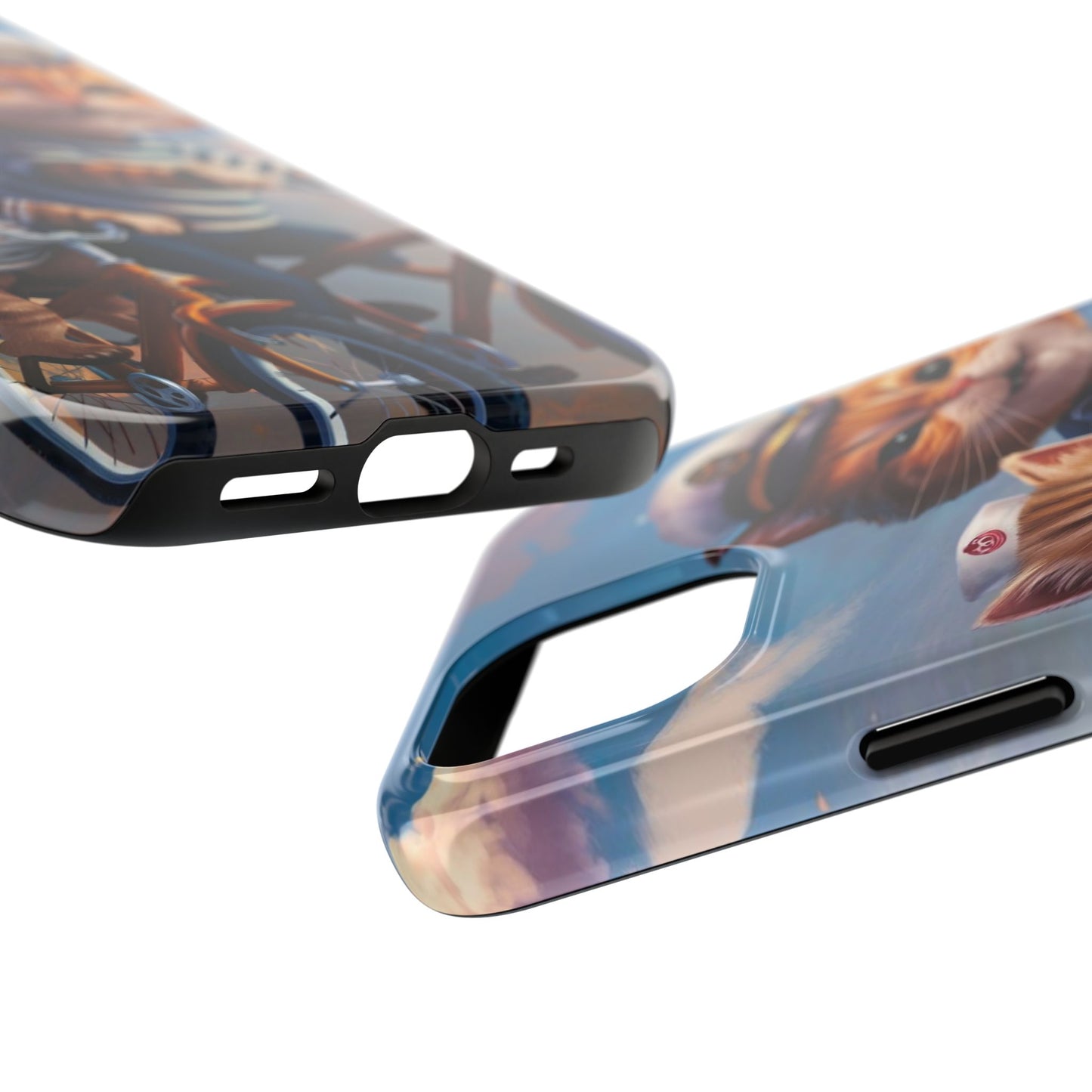Nine Lives Wireless Charging Support Tough Case