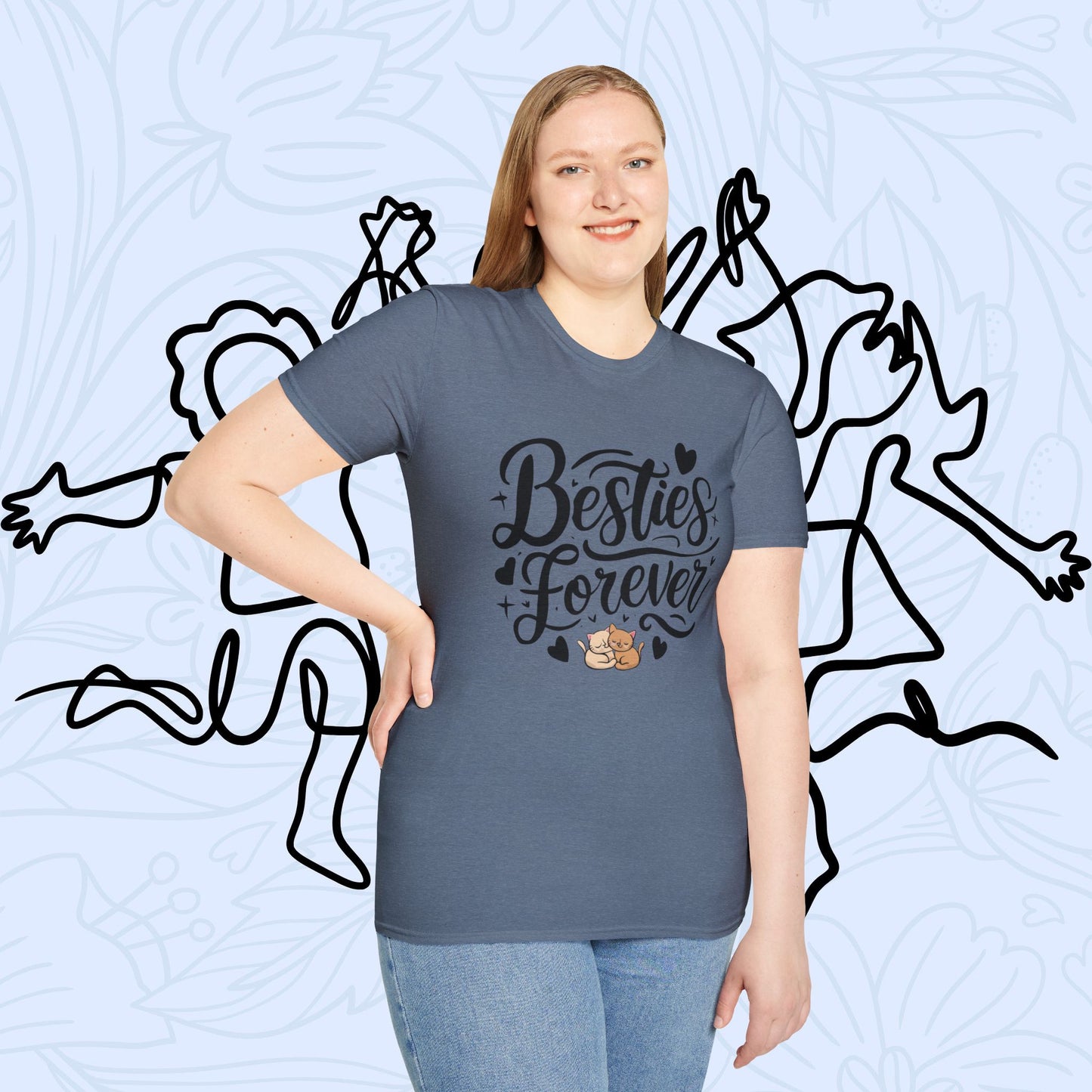 Besties Forever Cotton T-Shirt
