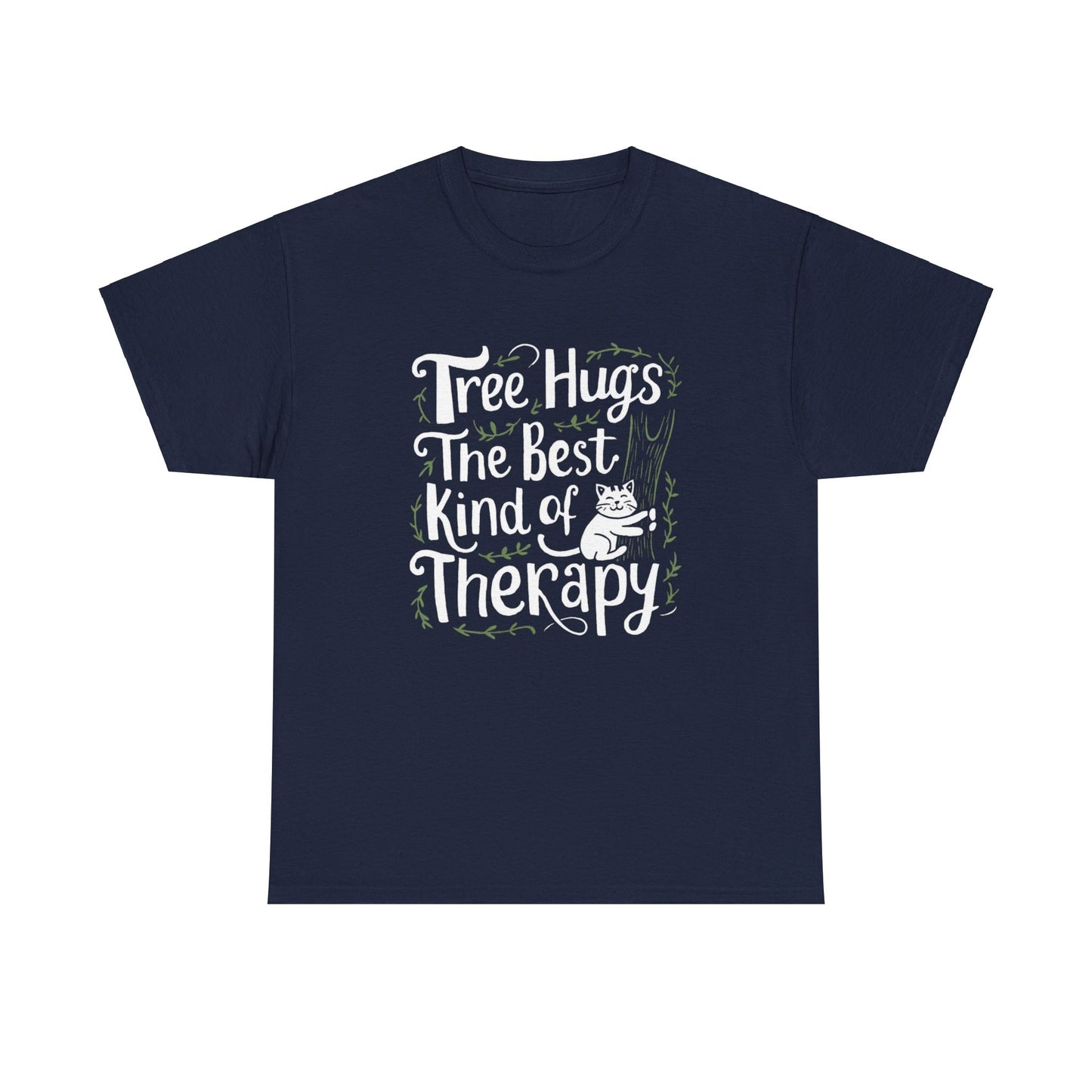 Tree Hug Best Kind of Therapy Cotton T-Shirt