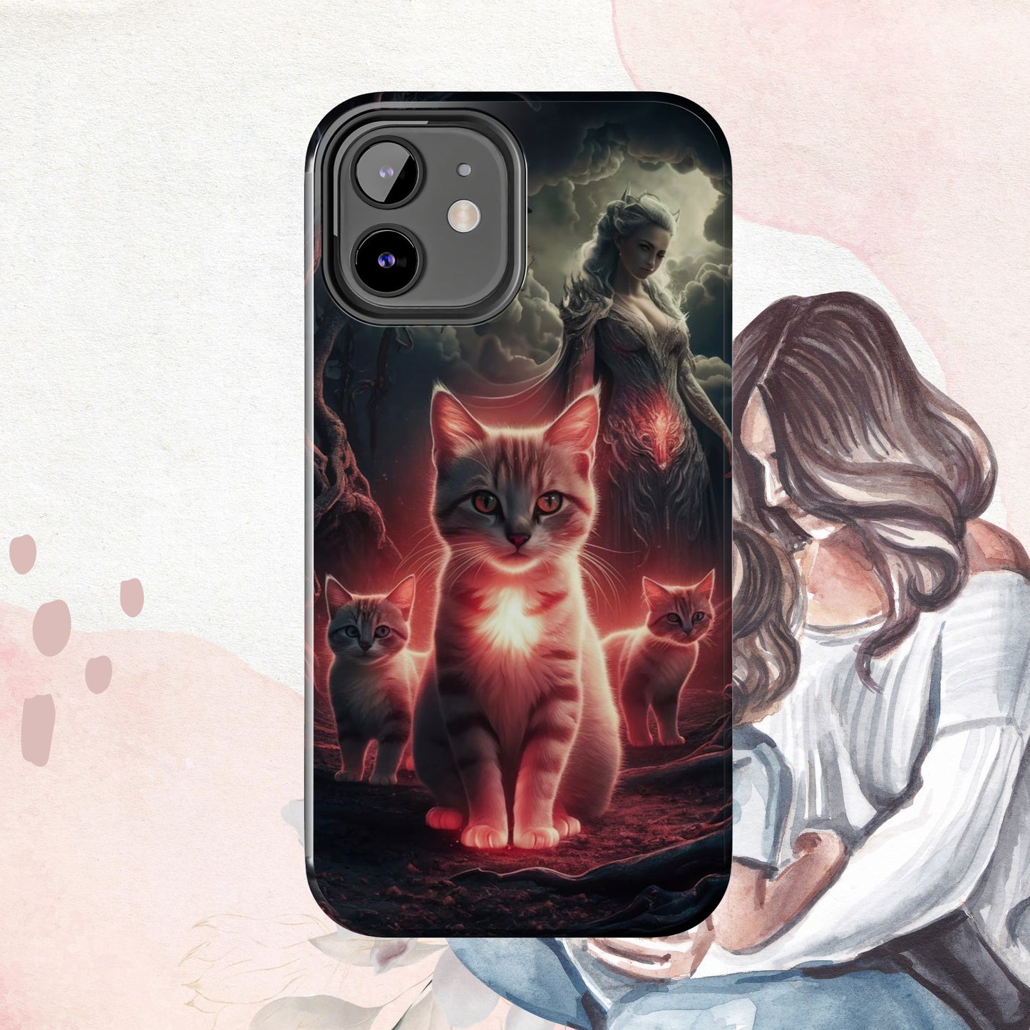 Mama's Mind Meld Wireless Charging Support Tough Case