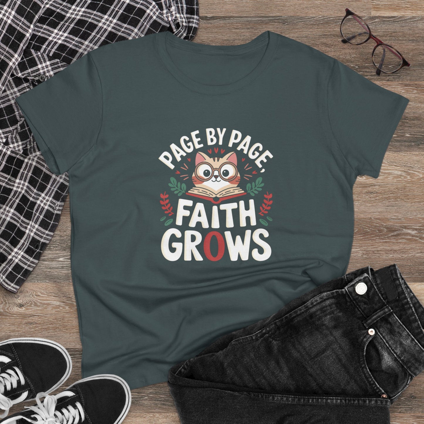 Faithful Threads Women Cotton Tshirt