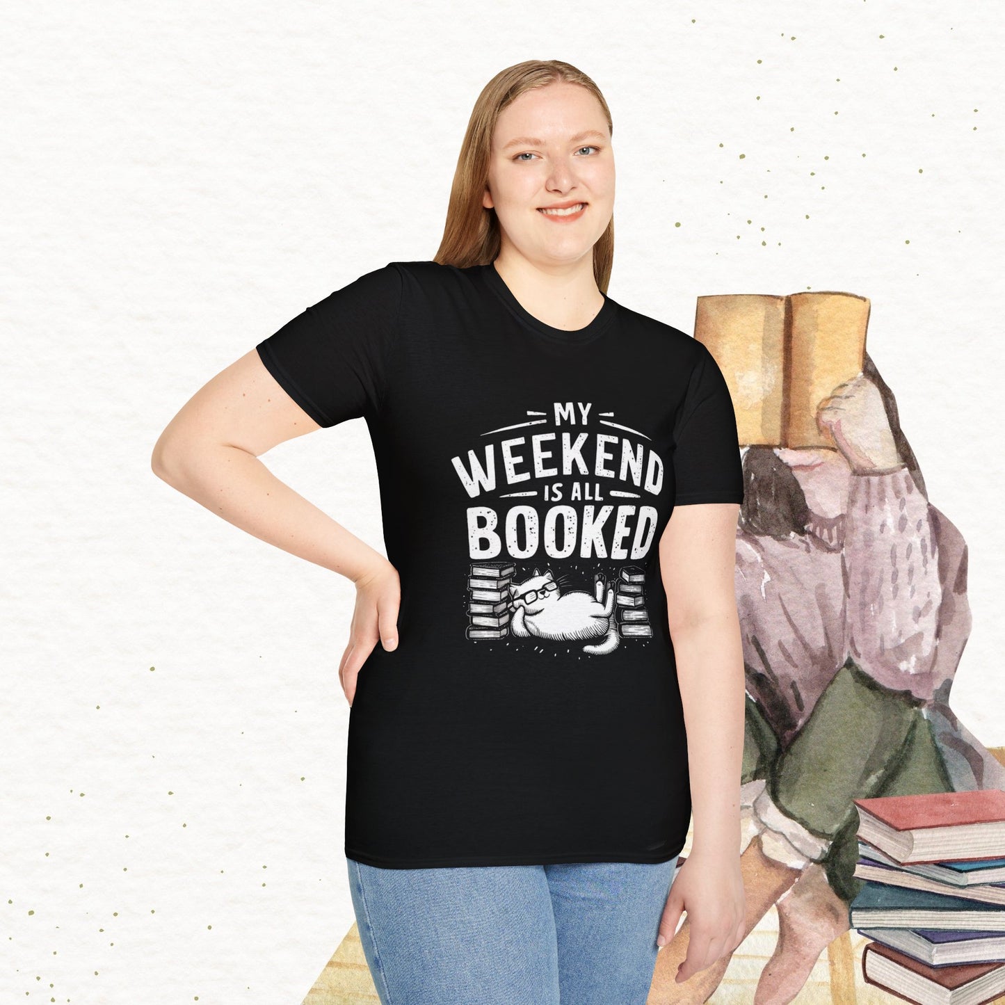 My Weekend Is All Booked Cotton Tee