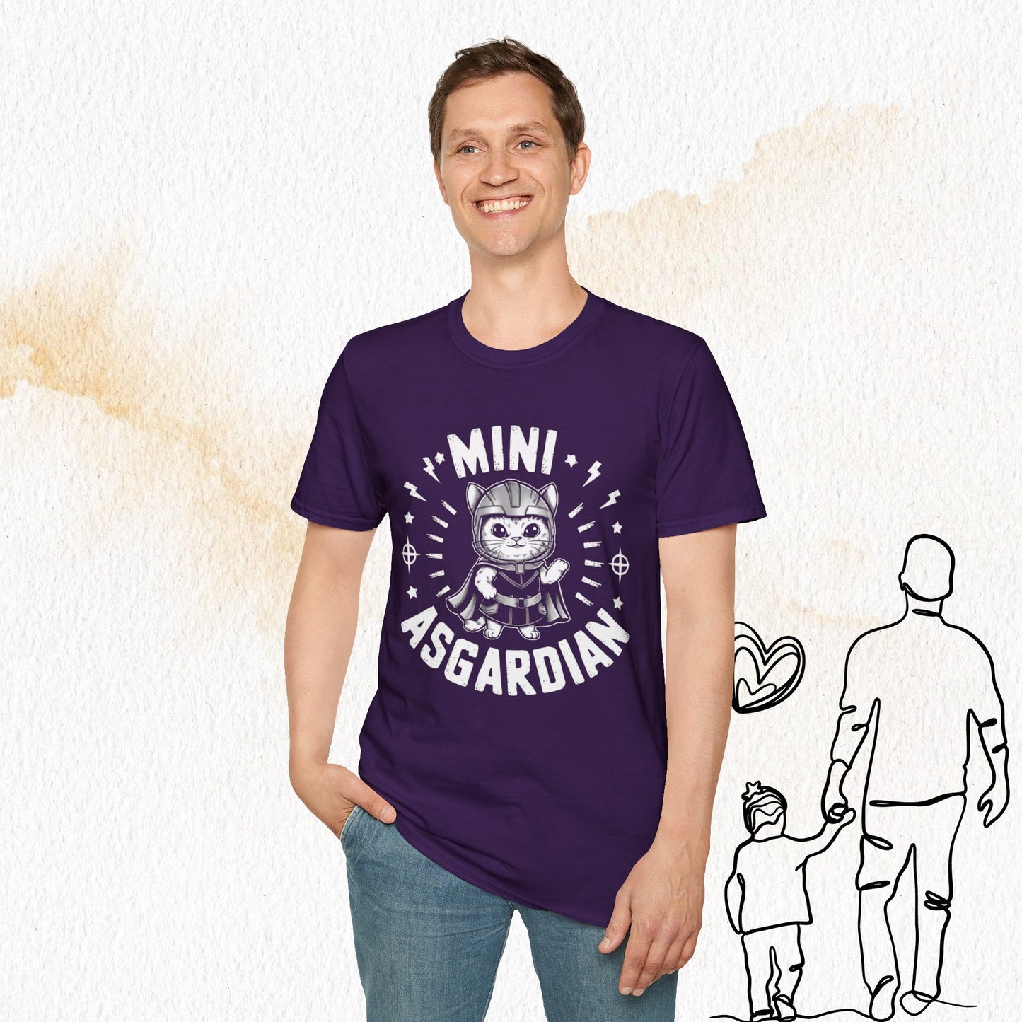 Mini Asgardian Cotton Men Tees