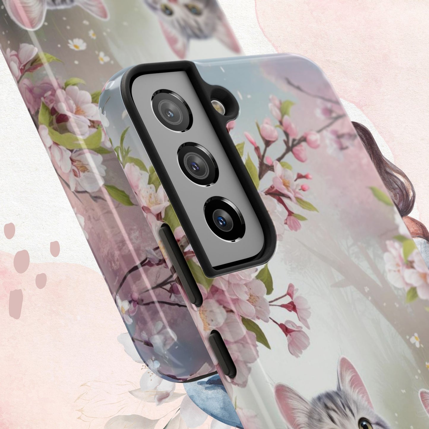 Lavender Lullaby Wireless Charging Support Tough Case