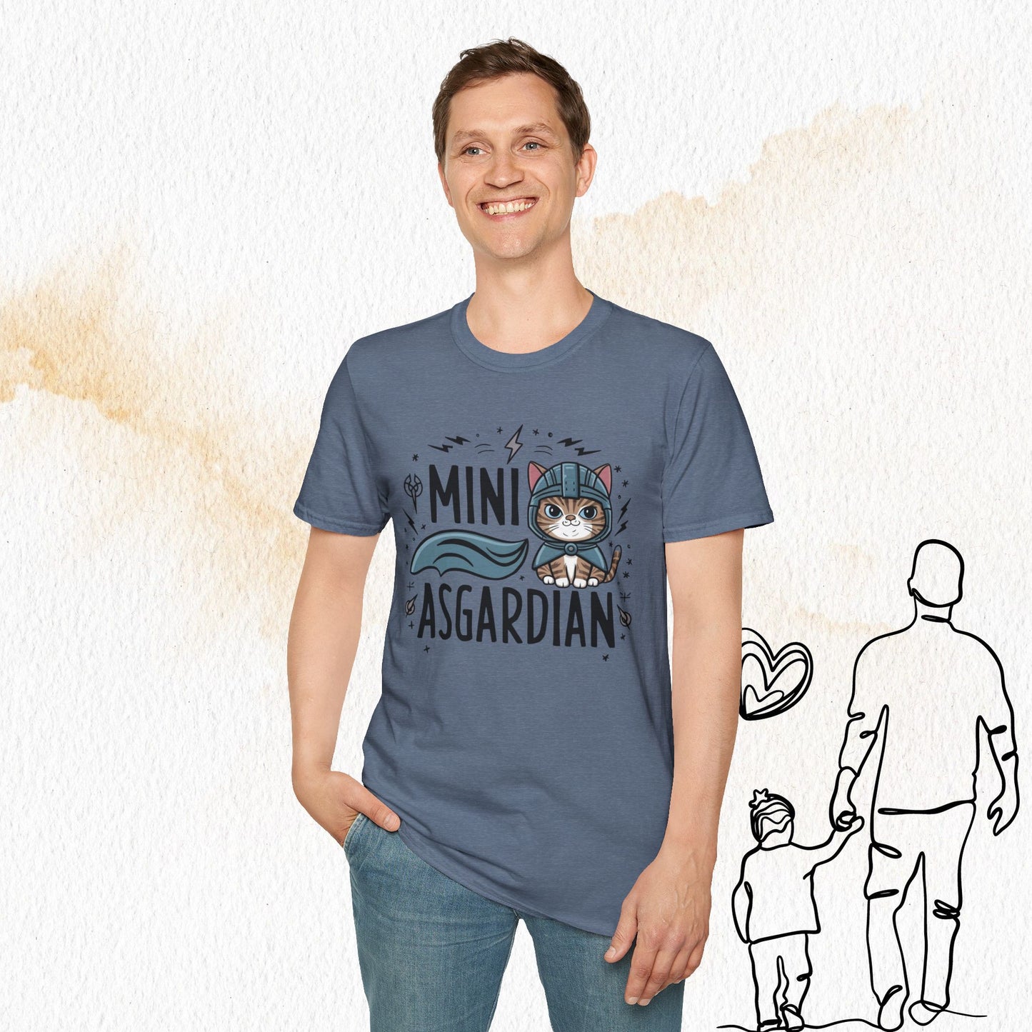 Mini Asgardian Cotton Men T-Shirt