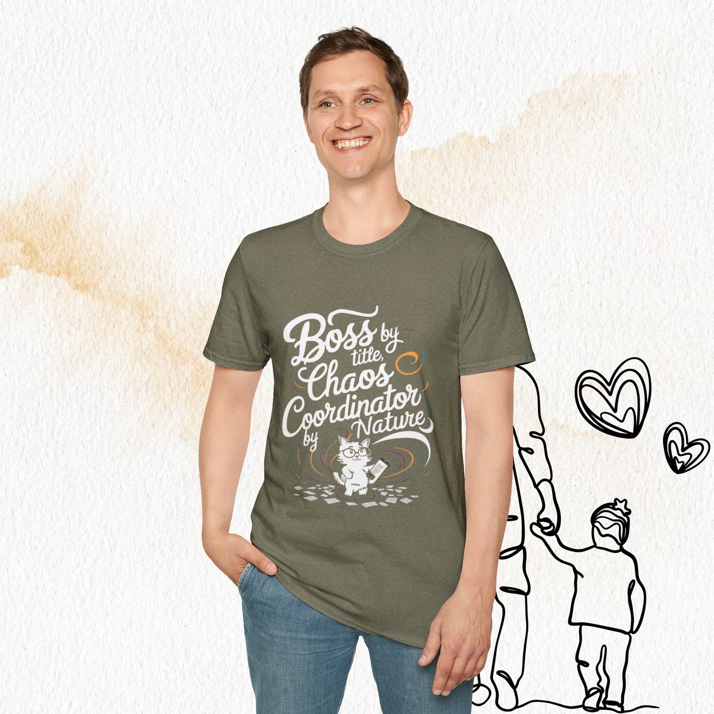 Boss By Title Cotton Tee