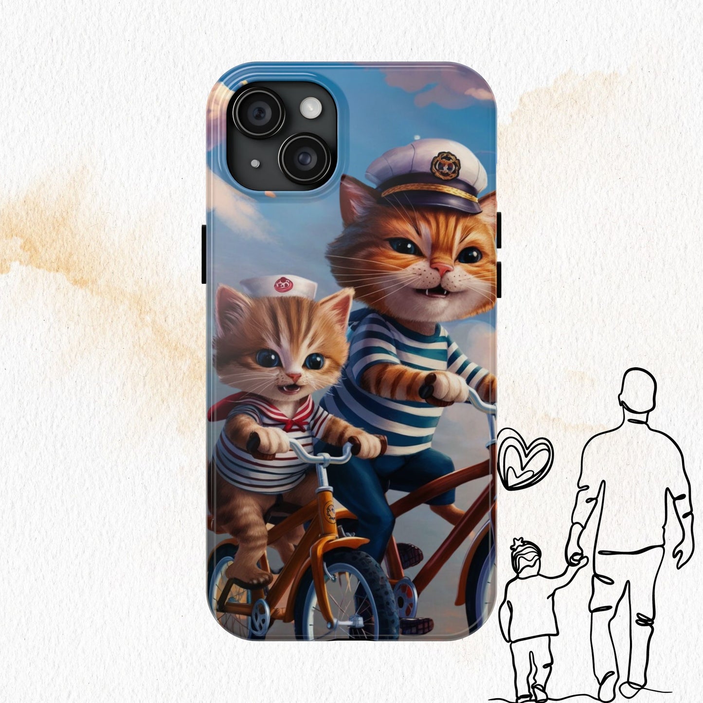 Nine Lives Wireless Charging Support Tough Case