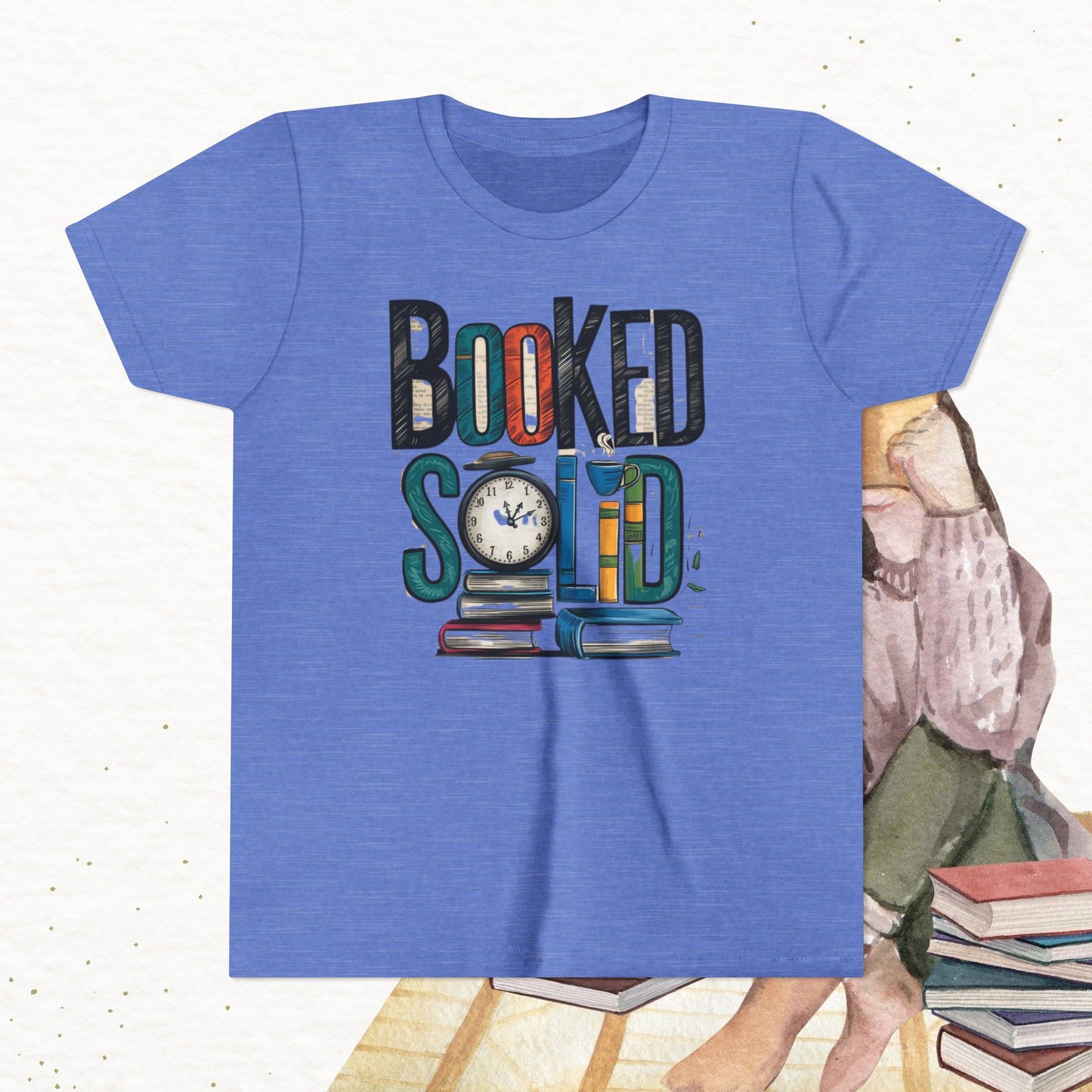Booked Solid Youth Heavy Cotton T-Shirt