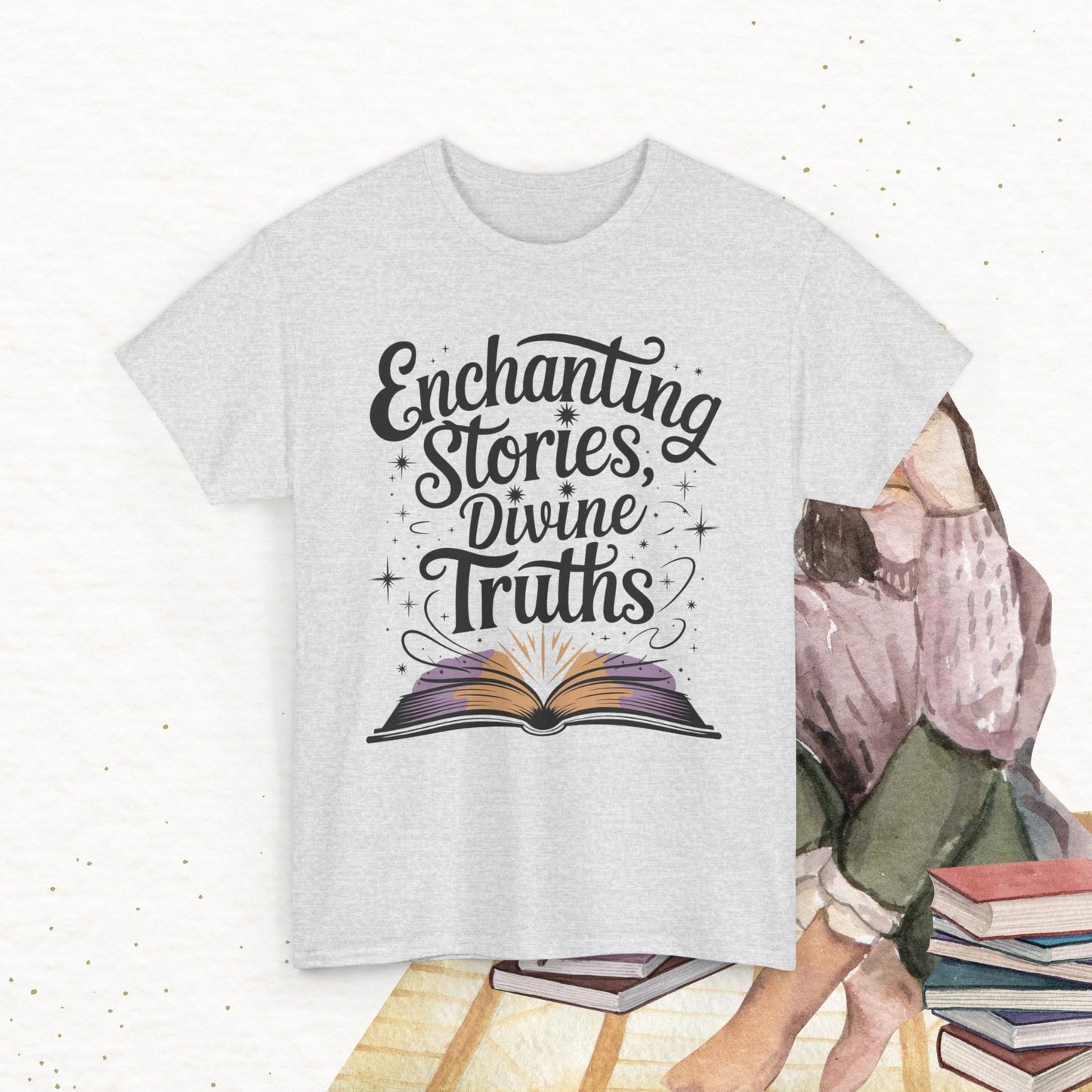 Spellbinding Story Cotton Tshirts