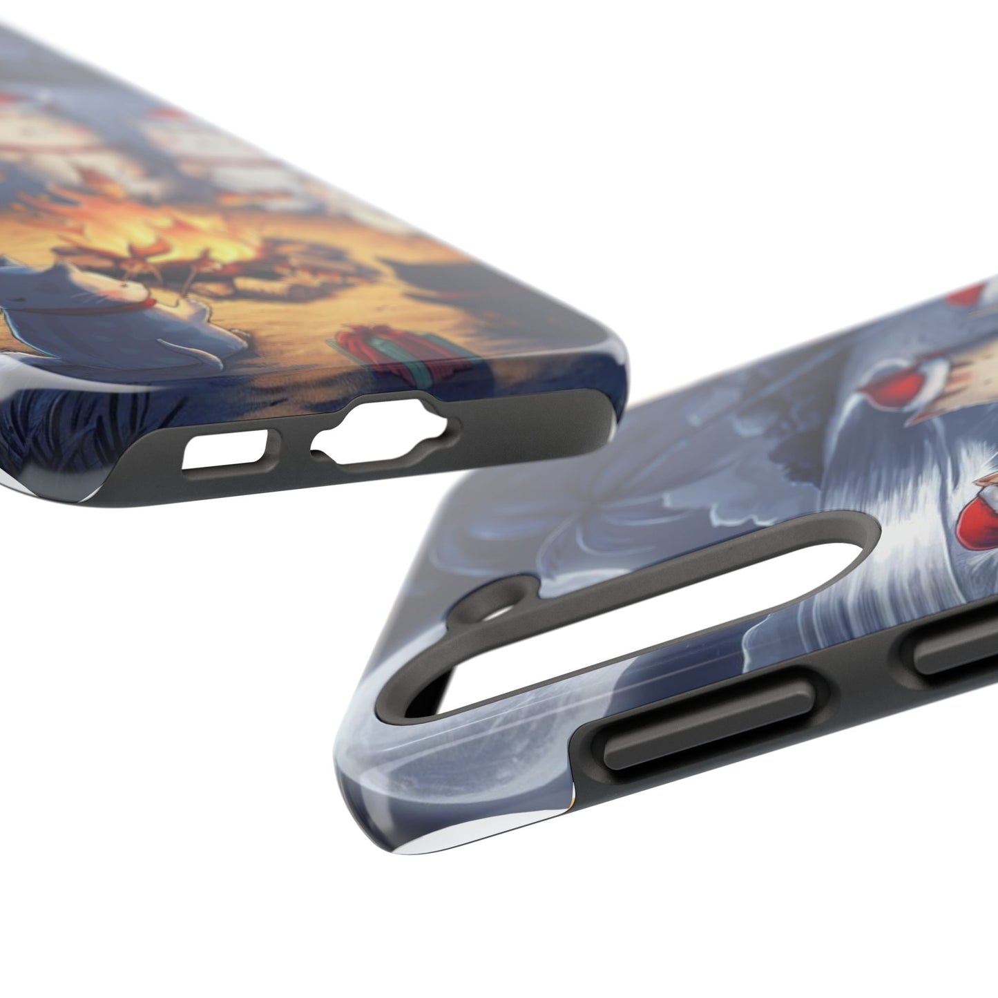 Meowmas Magic Wireless Charging Support Tough Case