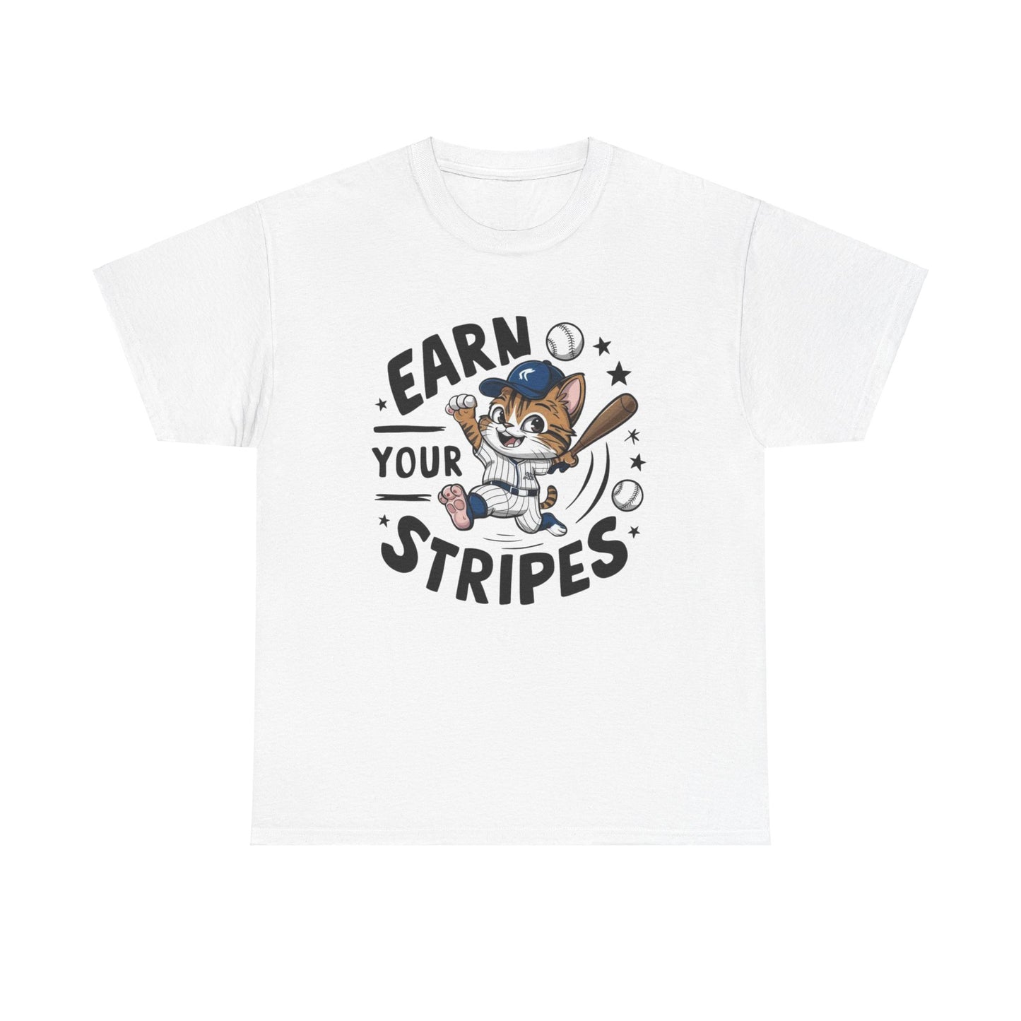 Earn Your Stripe Baseball Cotton T-Shirt