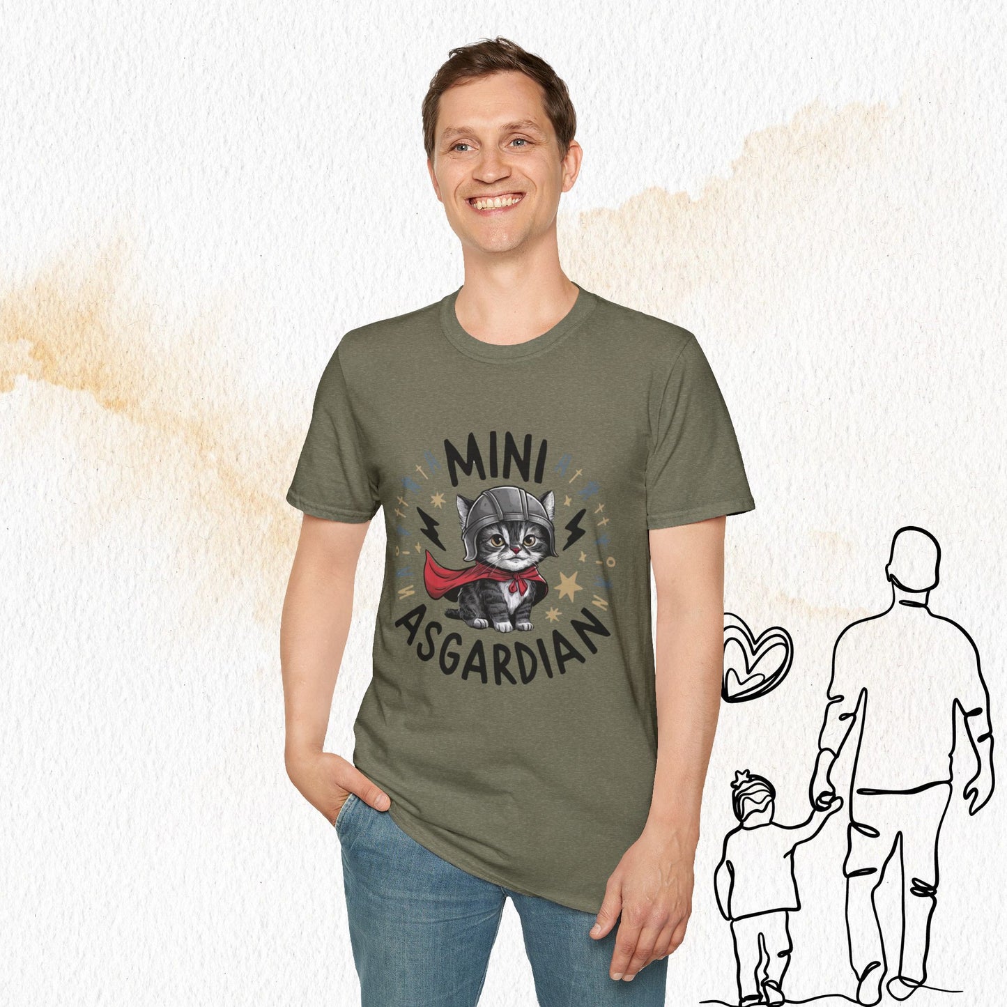 Mini Asgardian Cotton Men T-Shirt