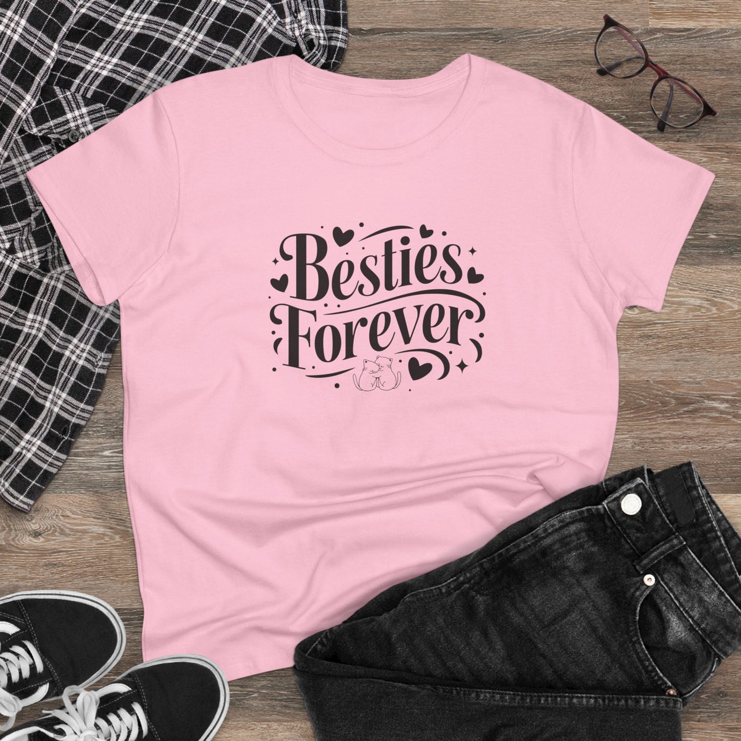 Besties Forever Women Graphic Tshirts