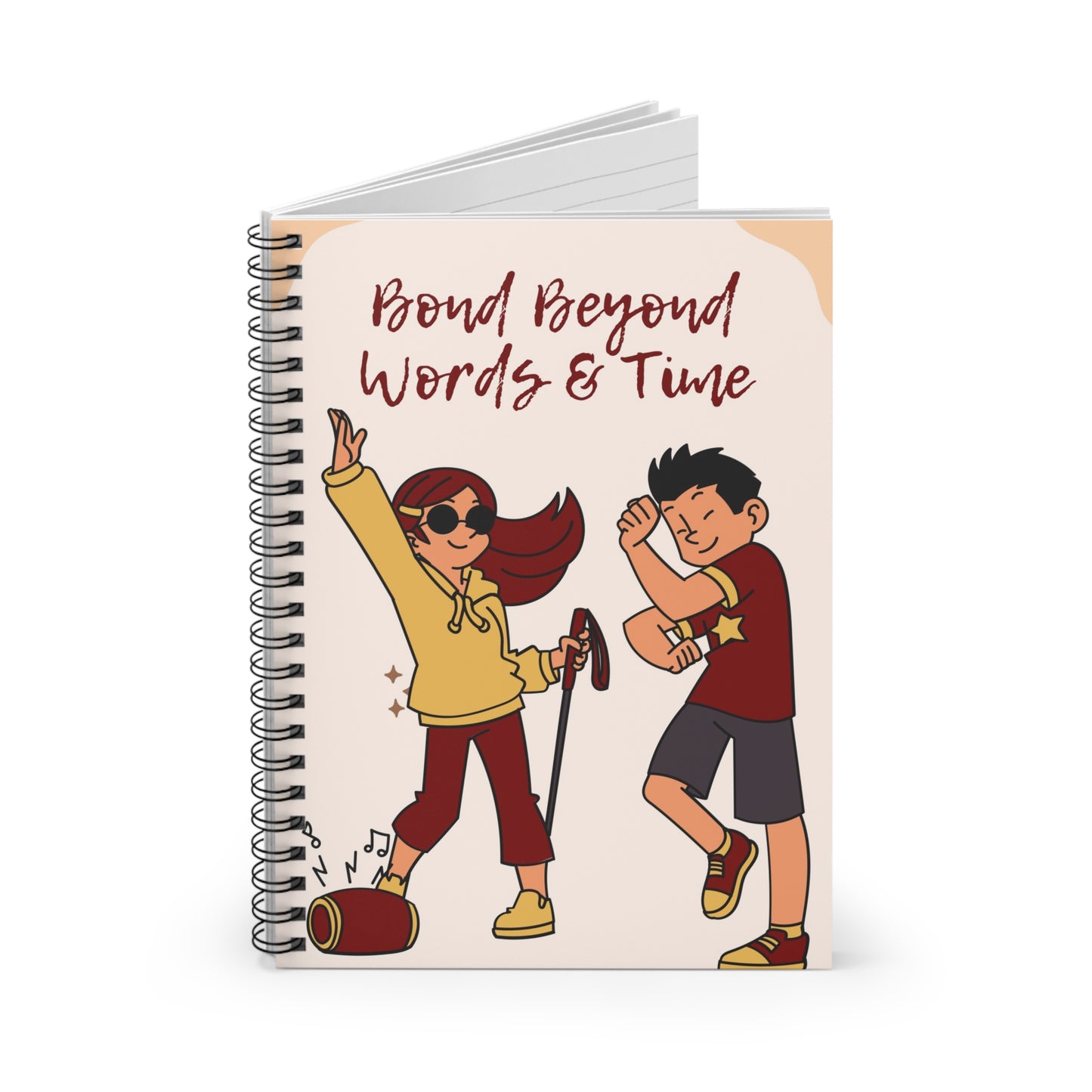 Sisterly Care Ruled Line Notebook