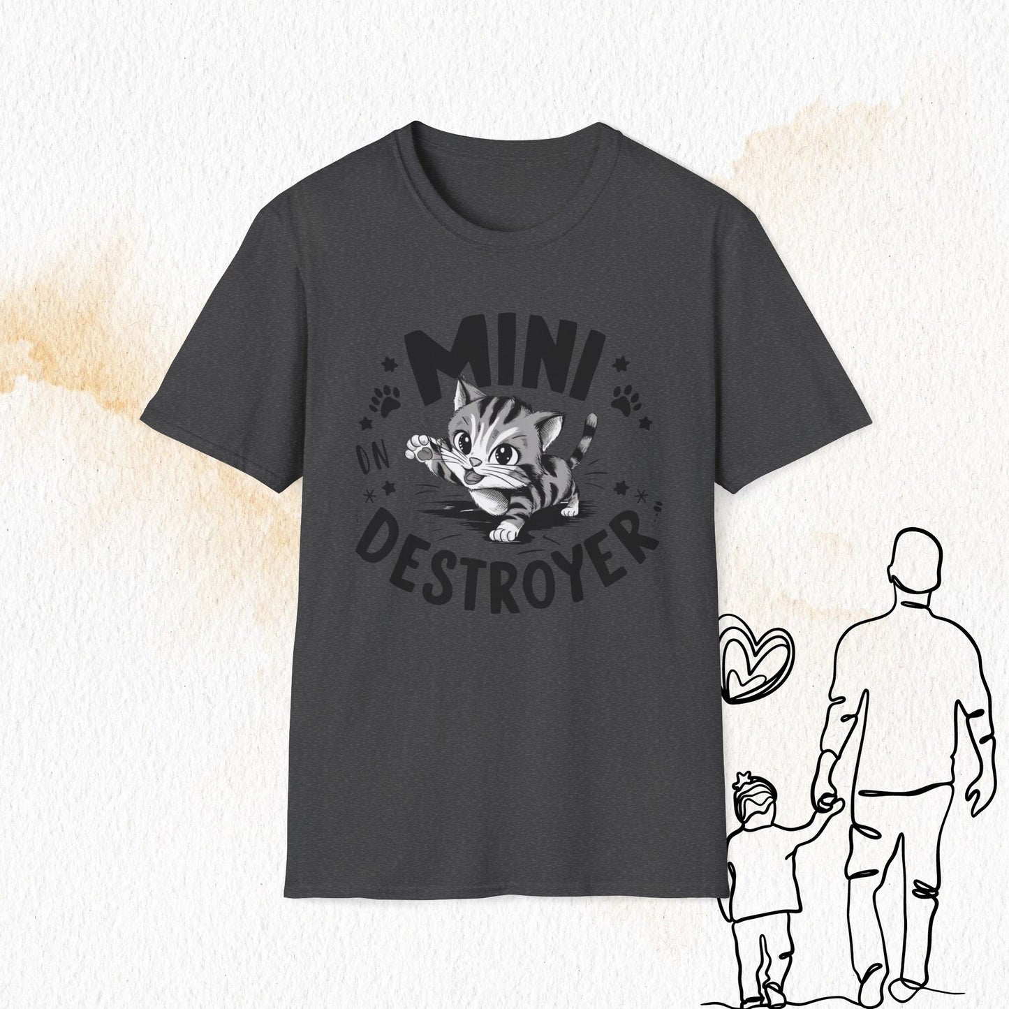 Mini Destroyer Cotton Men T-Shirt