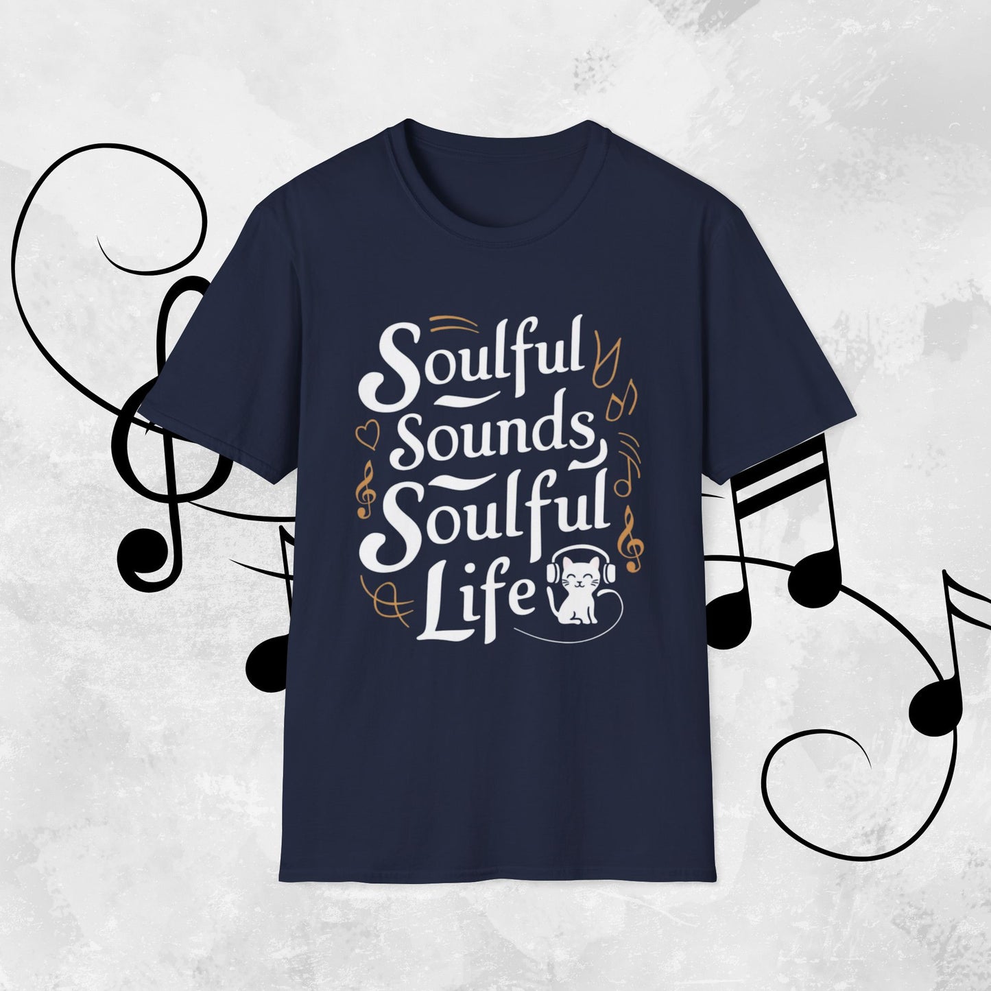 Soulful Sound Soulful Life Cotton Men Tshirt