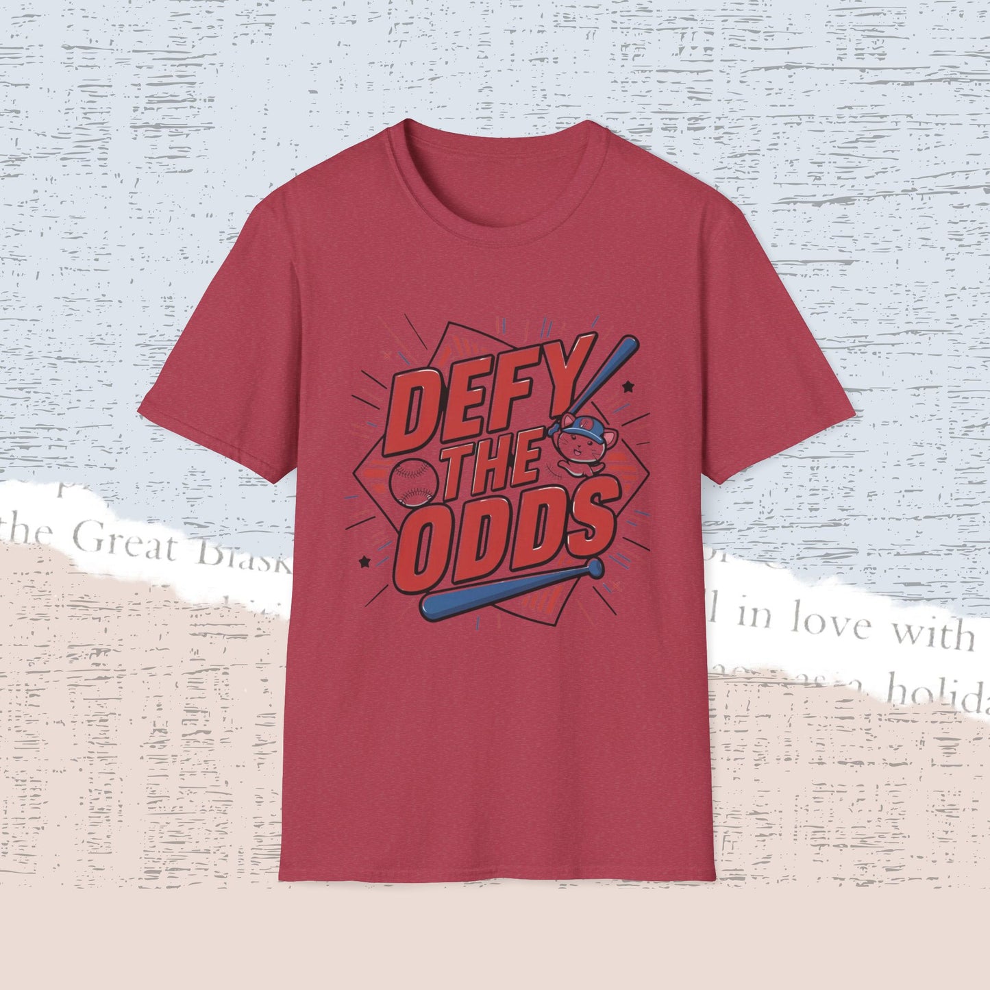 Defy The Odds Cotton Men Tee