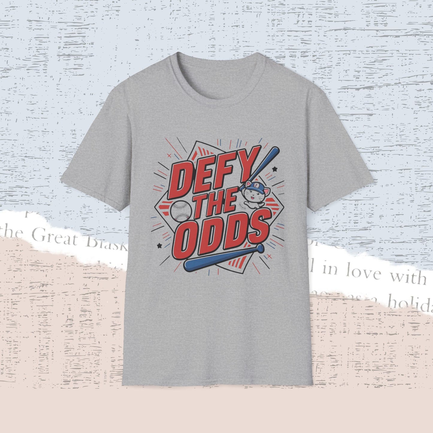 Defy The Odds Cotton Men Tee
