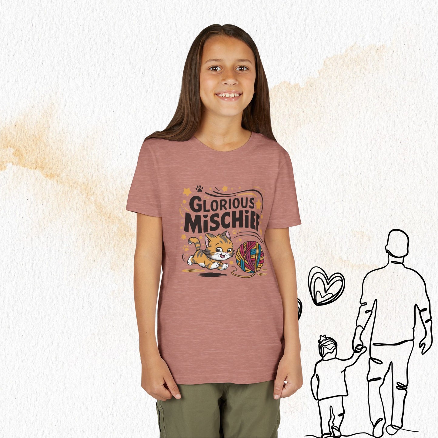 Glorious Mischief Youth Heavy Cotton T-Shirt