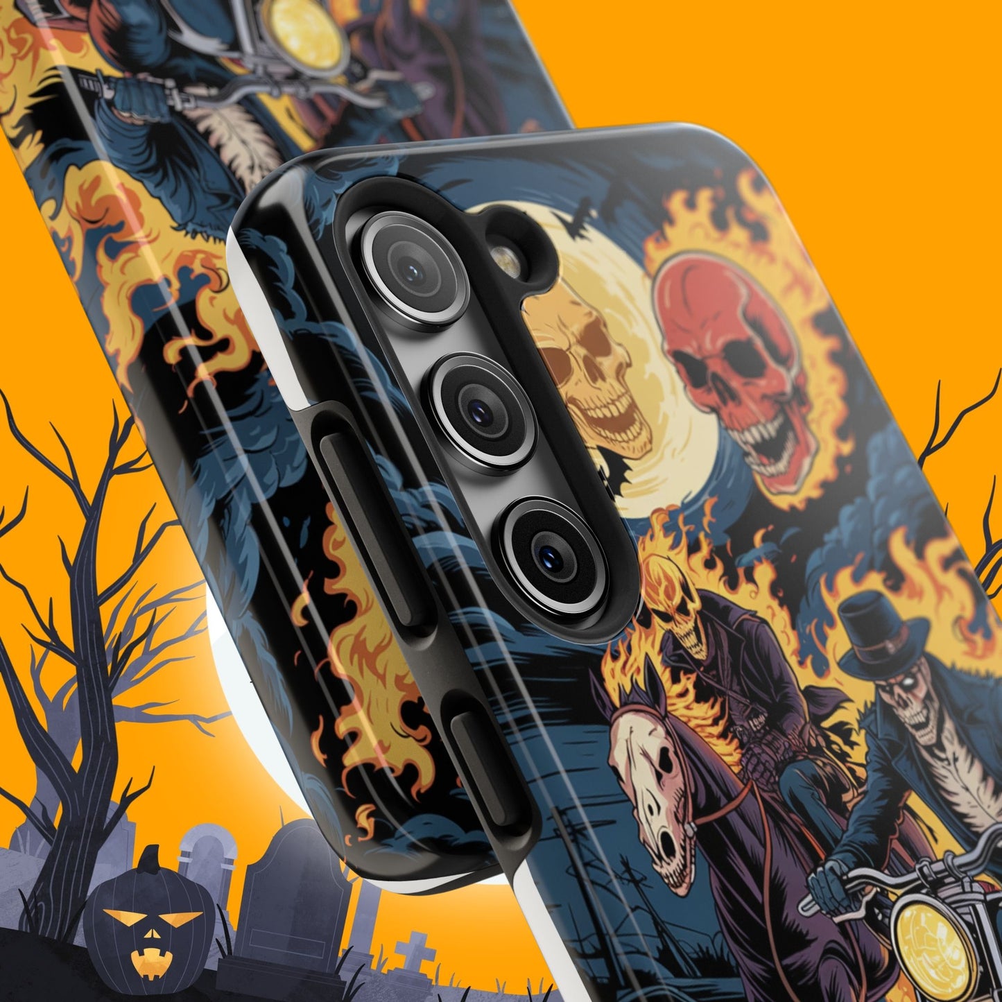 Ghost Rider Wireless Charging Support Tough Case