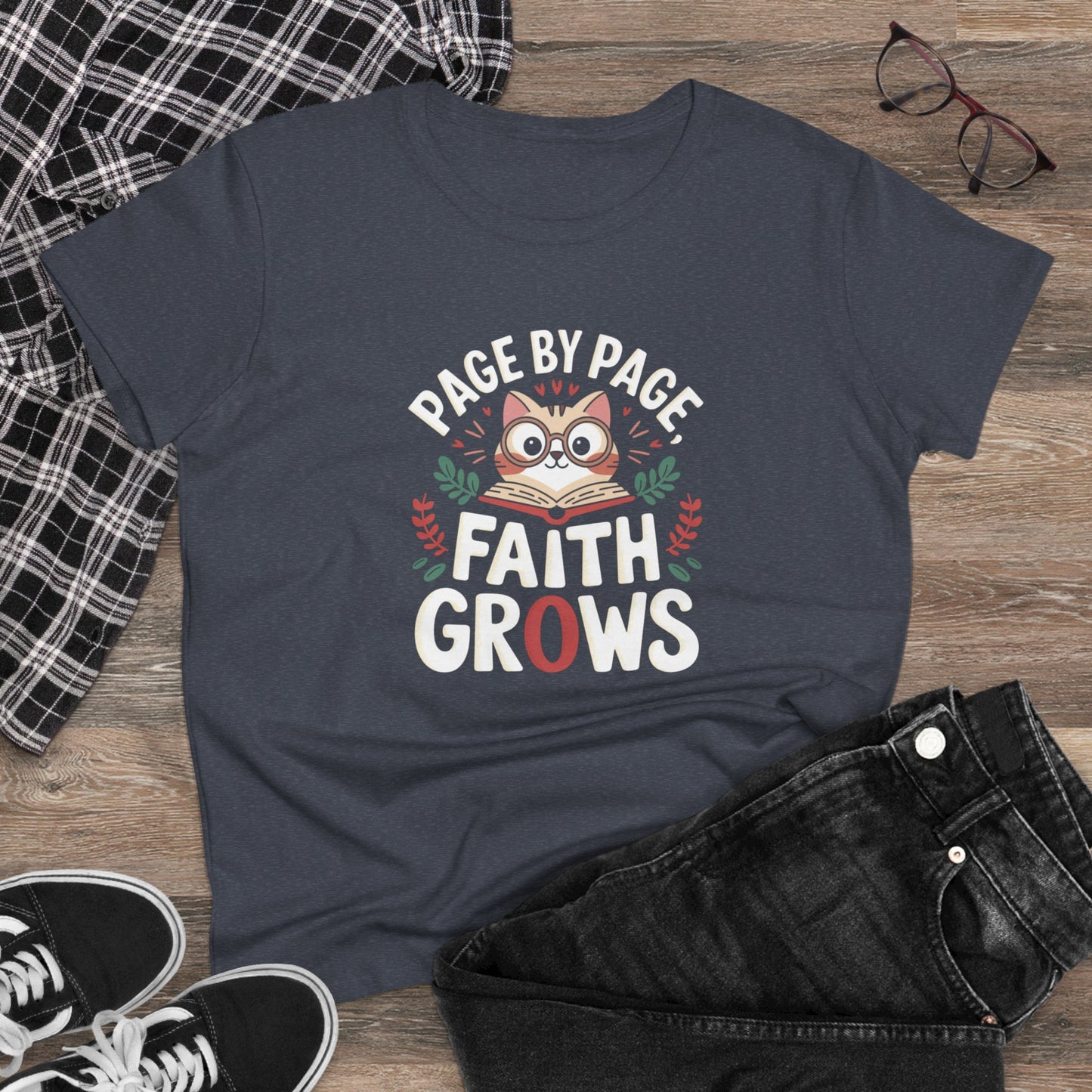 Faithful Threads Women Cotton Tshirt