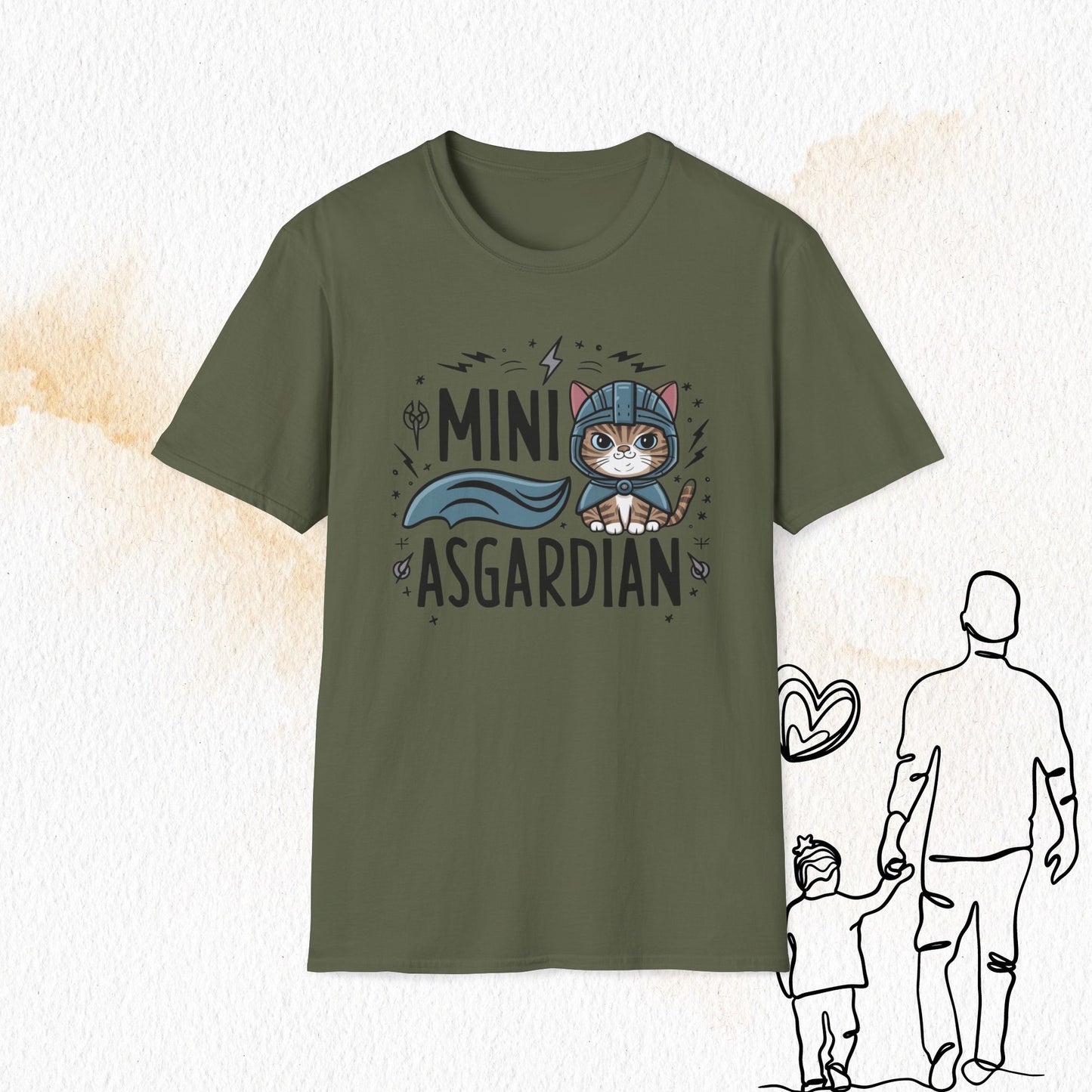 Mini Asgardian Cotton Men T-Shirt