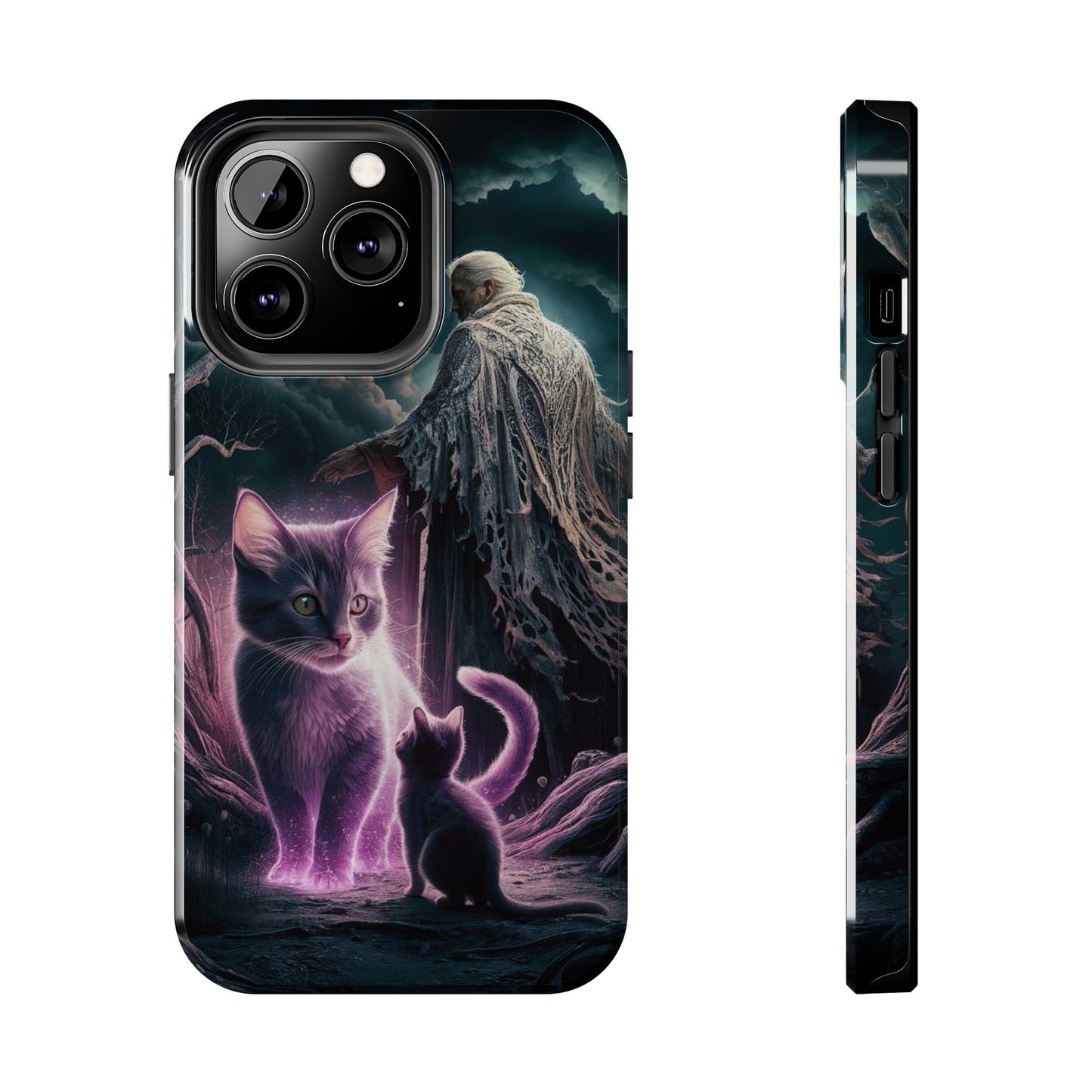 Meowmoirs Wireless Charging Support Tough Case