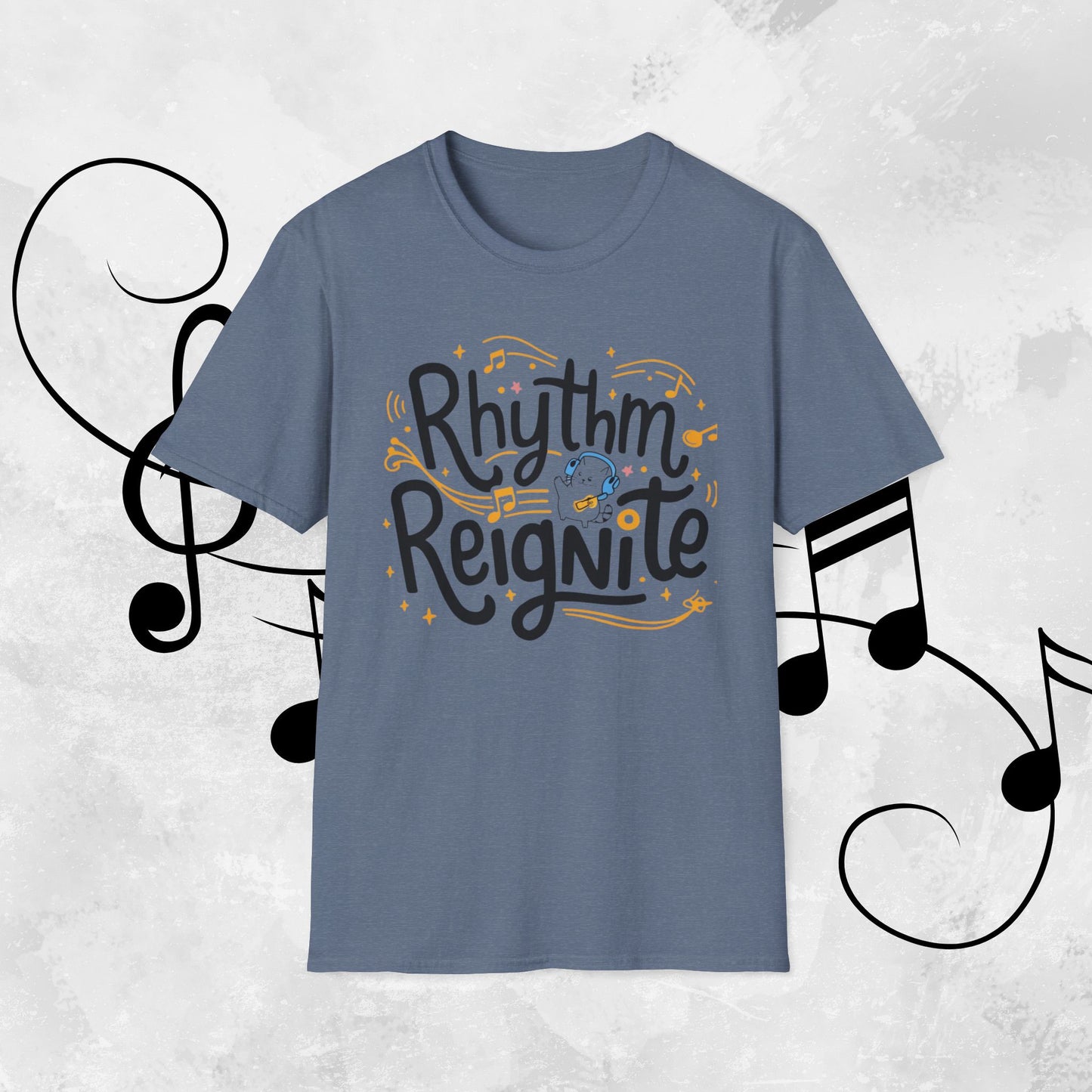 Rhythm Reignites Men Cotton T-Shirt