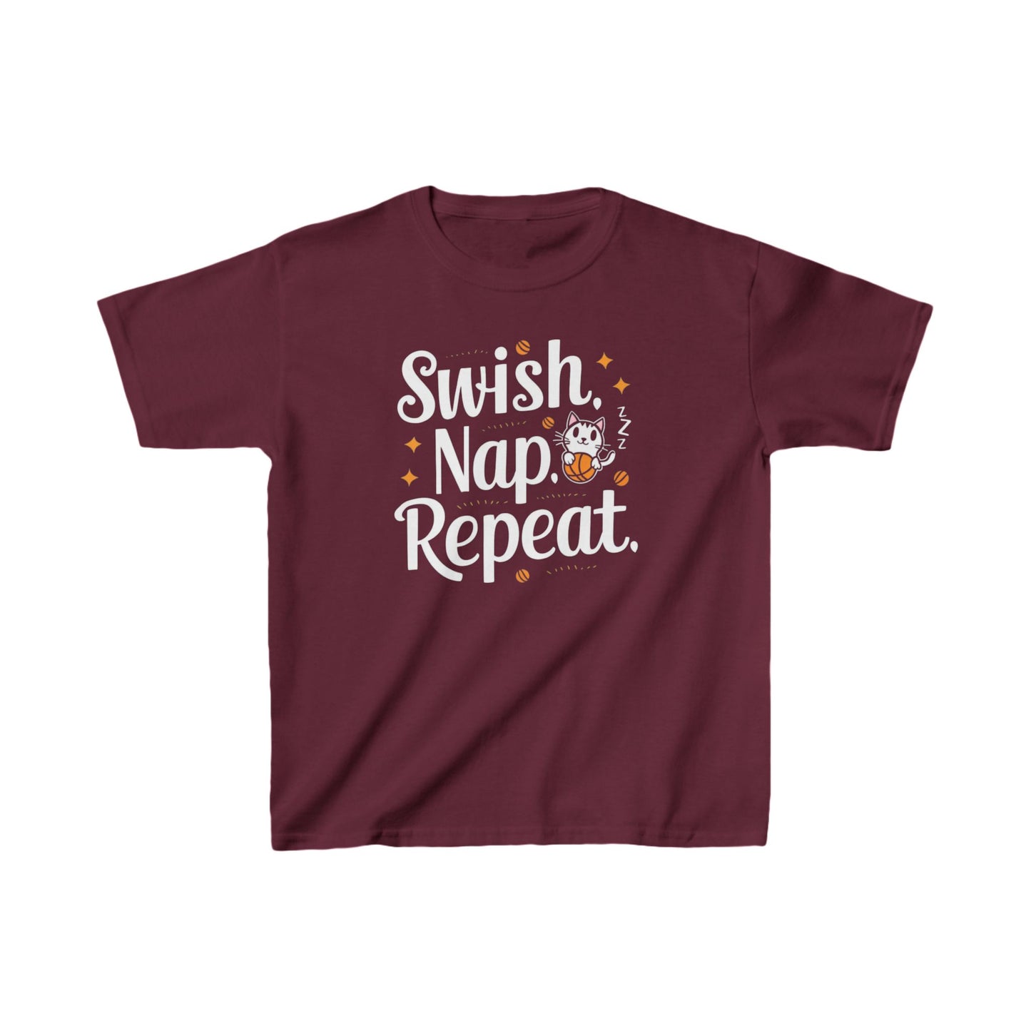 Swish Nap Repeat Kids Cotton T-Shirt
