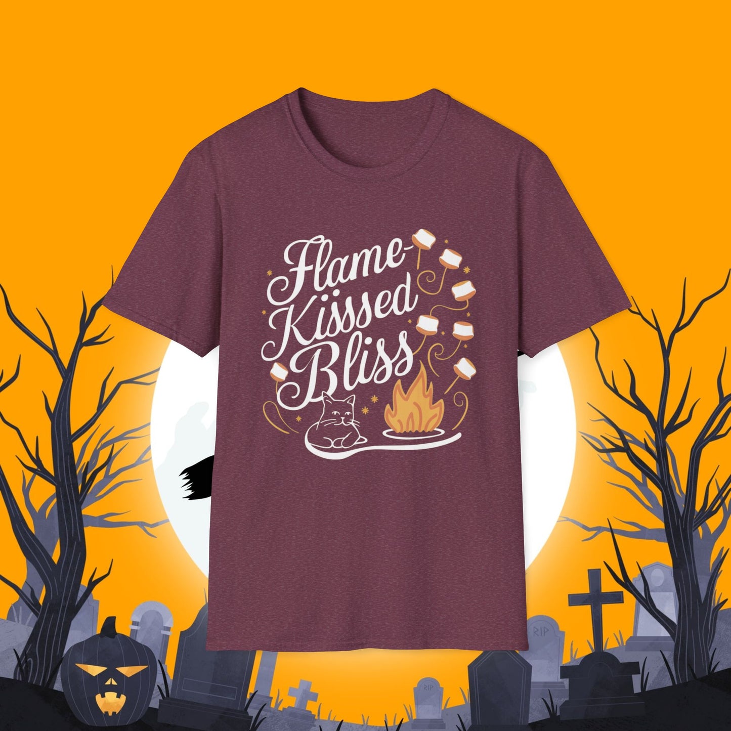 Flame Kiss Bliss Cotton Tee