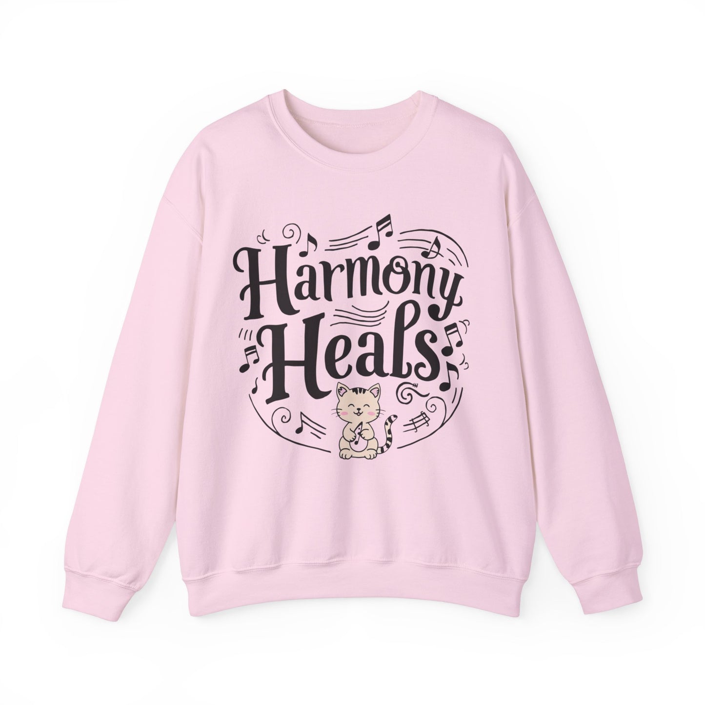Harmony Heal Heavy Unisex Cotton Crewneck Sweatshirt