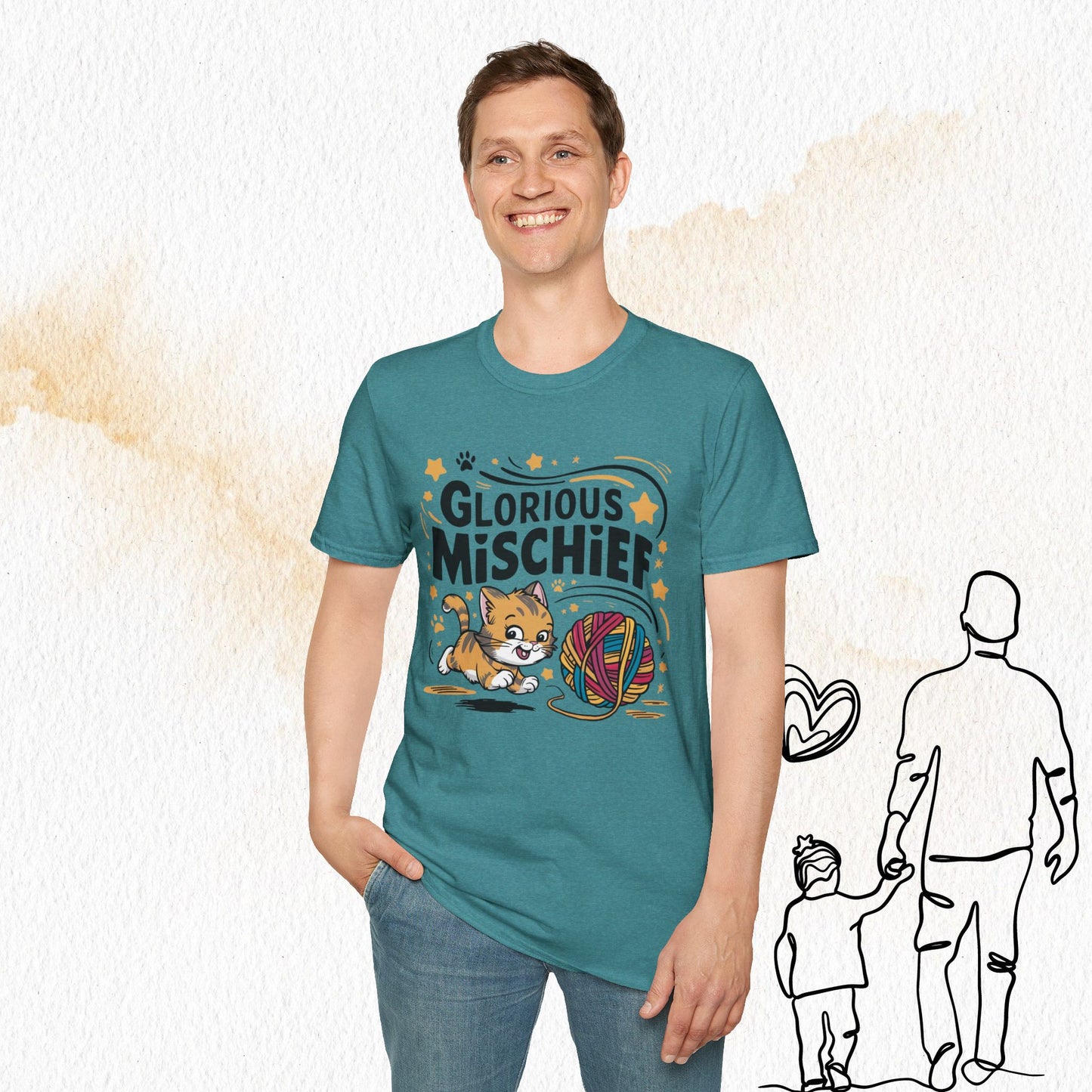 Glorious Mischief Cotton Men T-Shirt