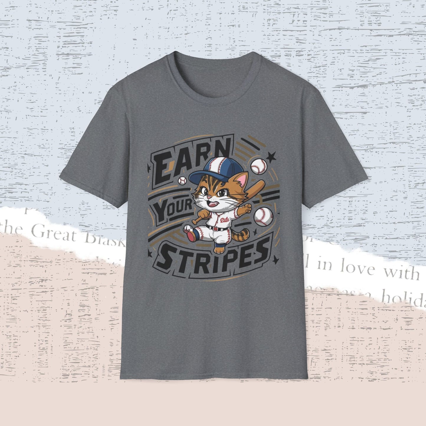 Earn Your Stripe Cotton Men Tee