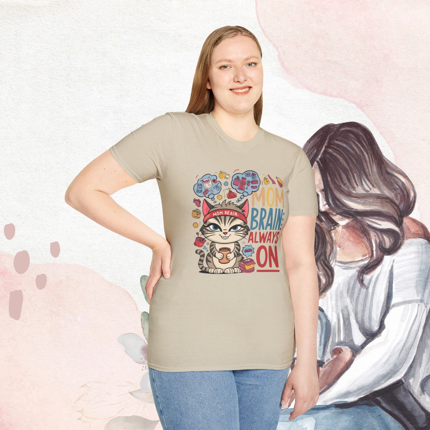 Mom Brain Cotton T-Shirt