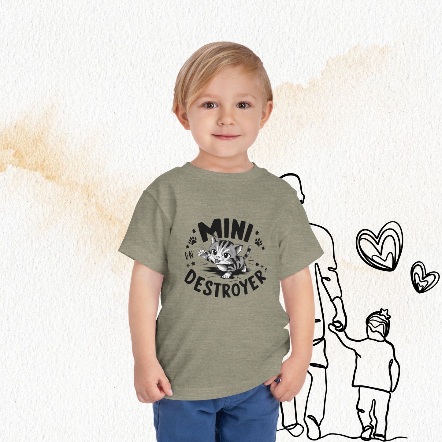 Mini Destroyer Toddler Cotton T-Shirt