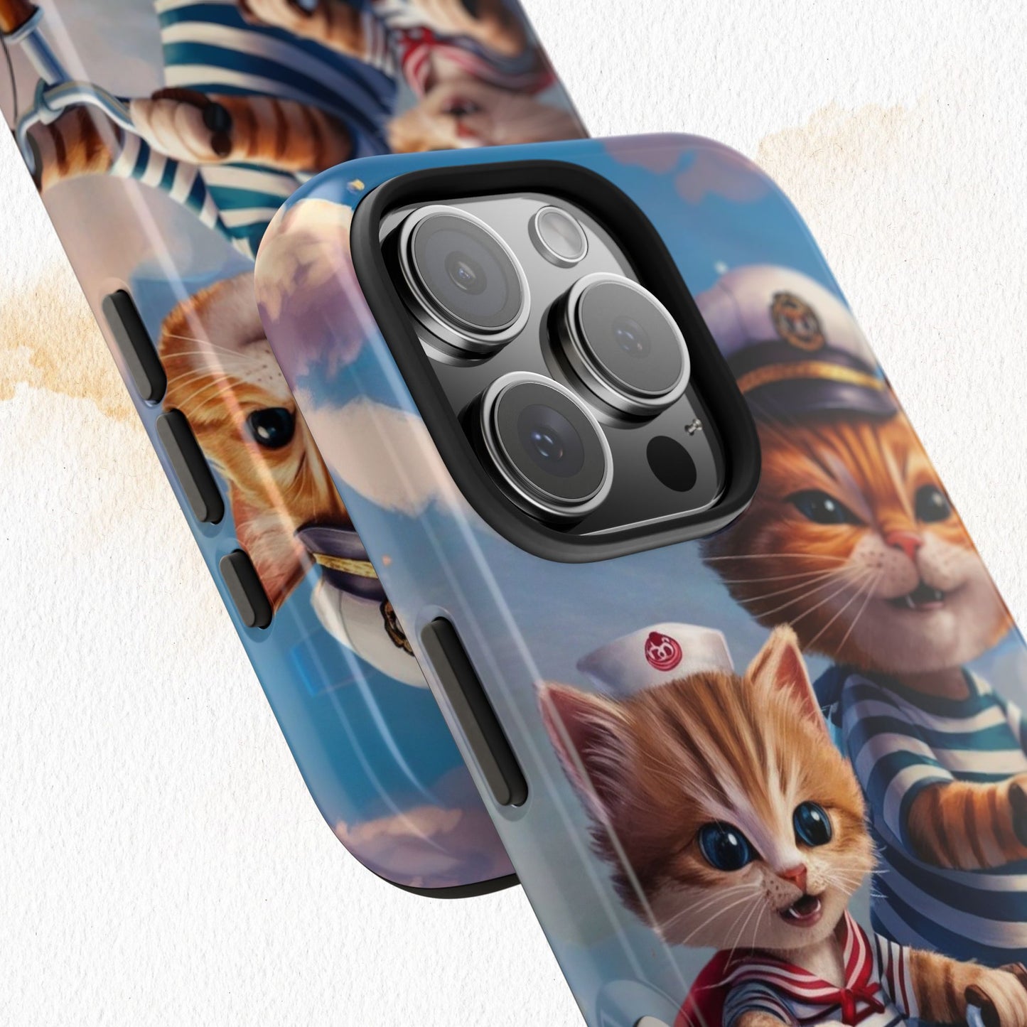 Nine Lives Wireless Charging Support Tough Case