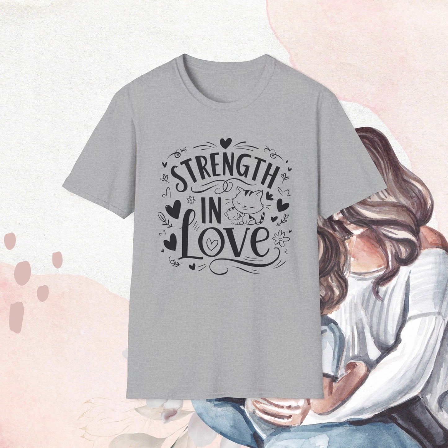 Strength In Love Cotton T-Shirt
