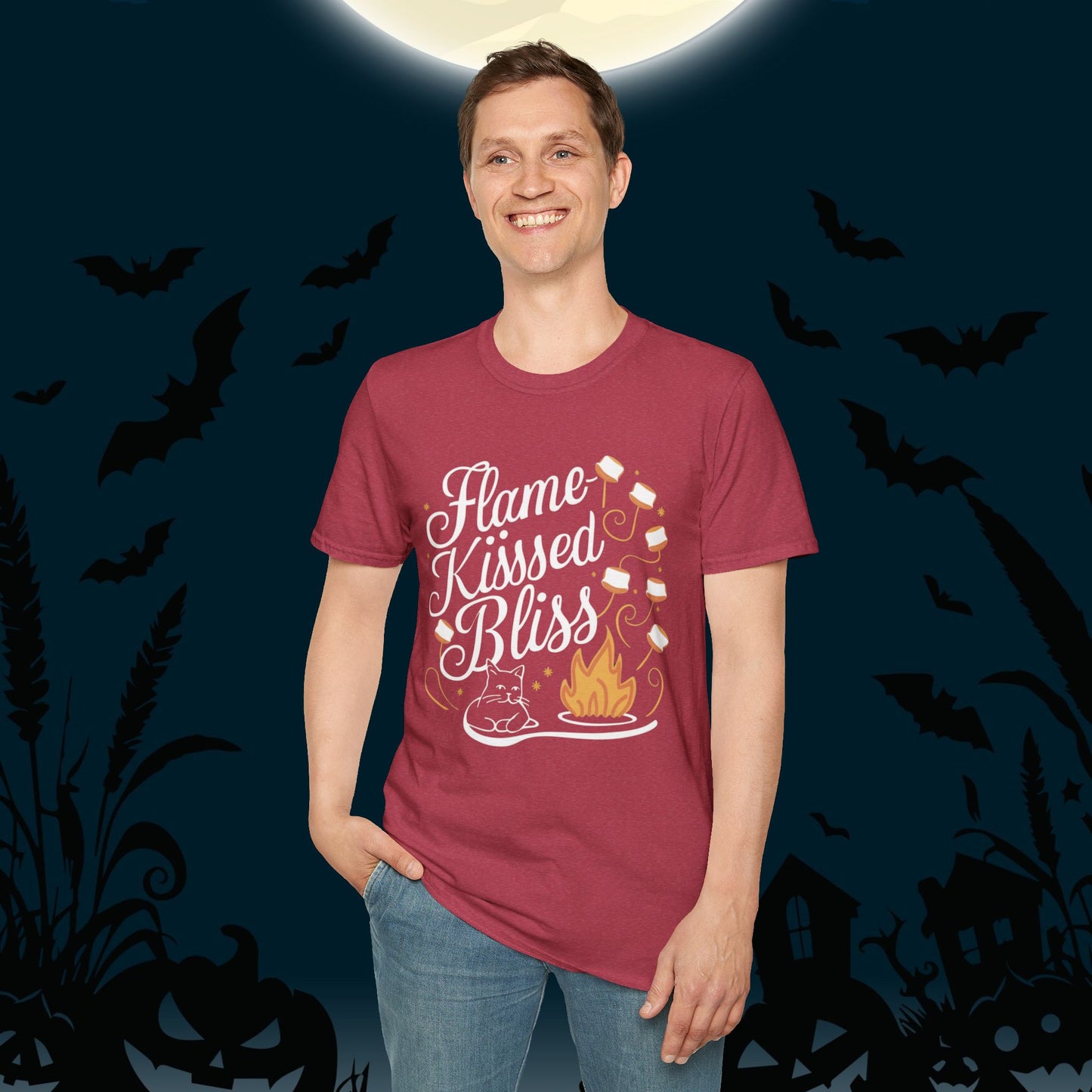 Flame Kiss Bliss Cotton Tee