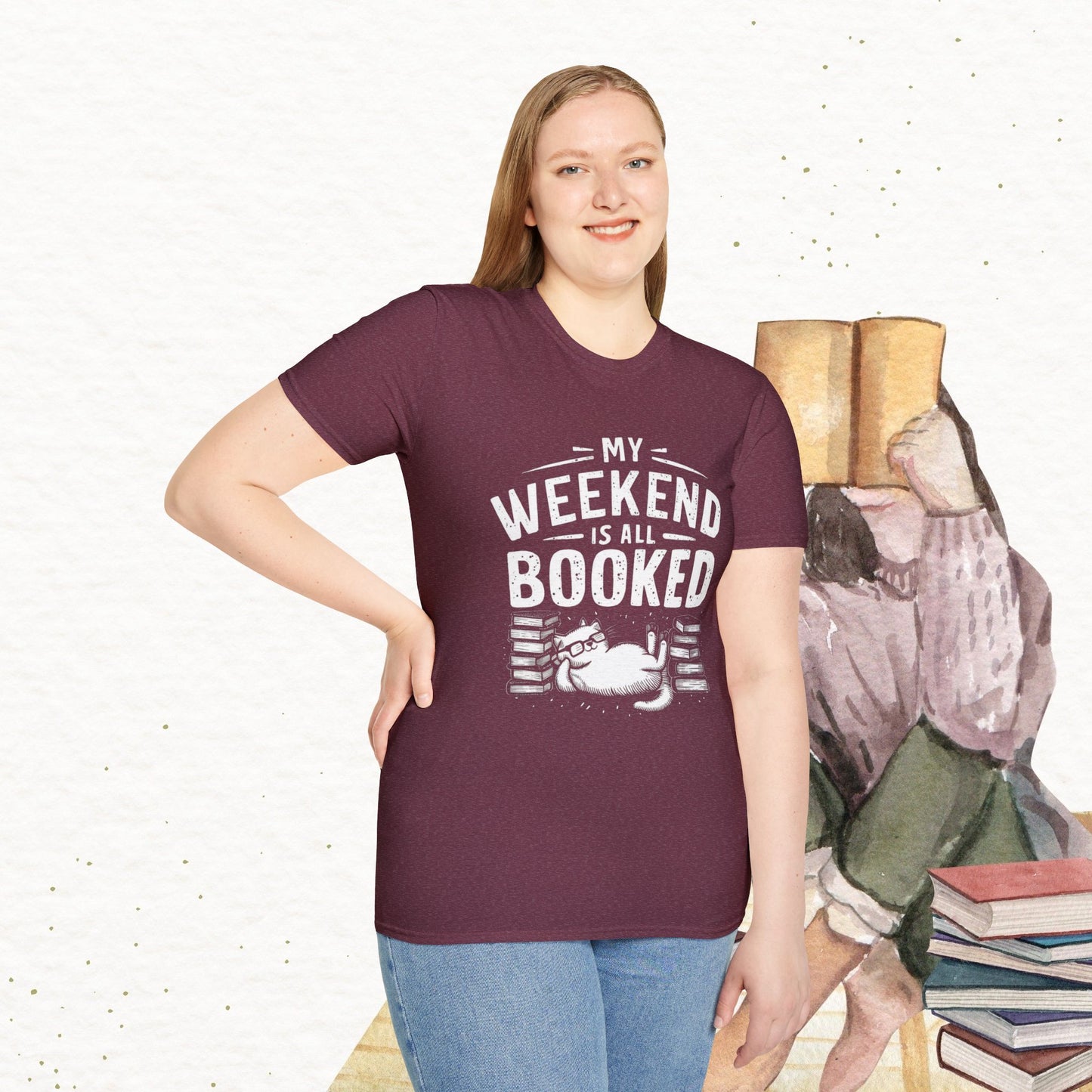 My Weekend Is All Booked Cotton Tee