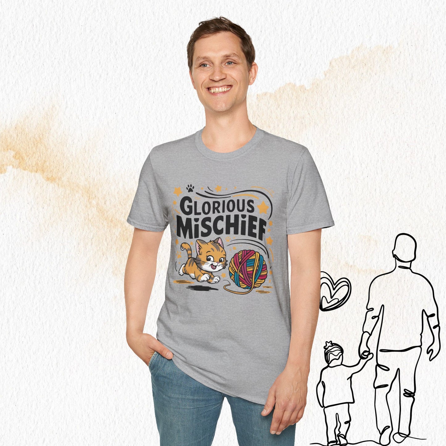 Glorious Mischief Cotton Men T-Shirt