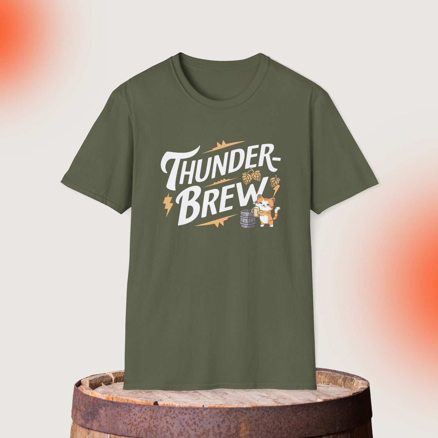 Thunder Brew Cotton Men Tshirt
