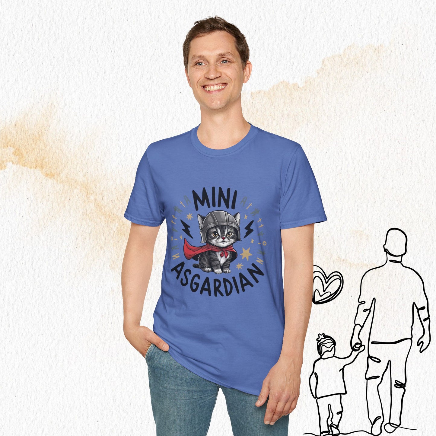 Mini Asgardian Cotton Men T-Shirt