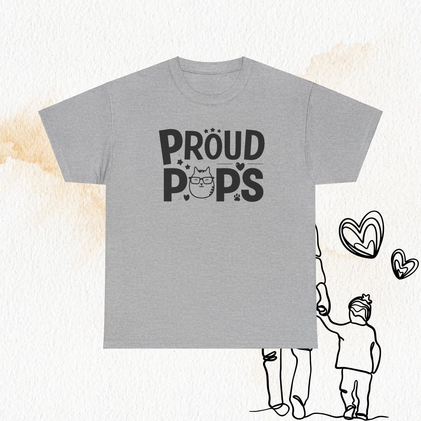 Proud Pops Cotton T-Shirt