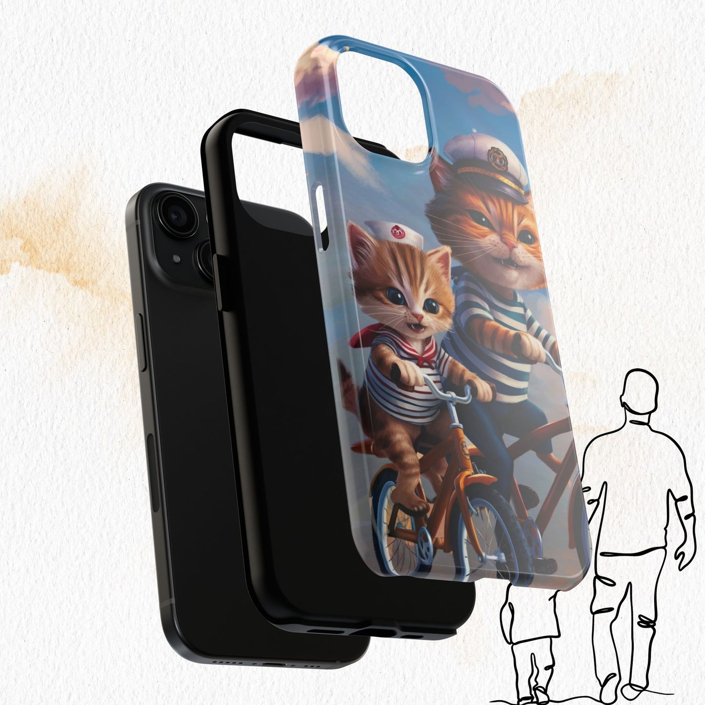 Nine Lives Wireless Charging Support Tough Case