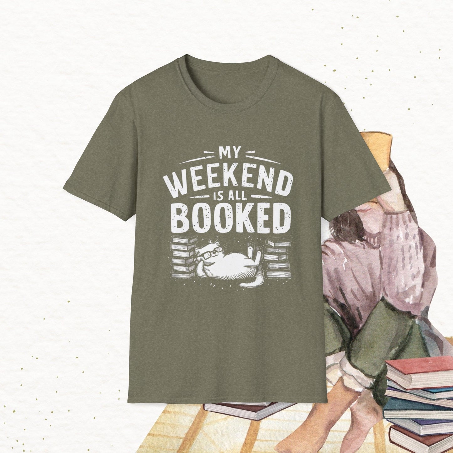 My Weekend Is All Booked Cotton Tee