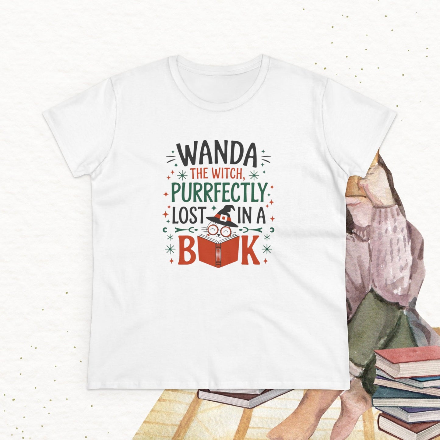 Wizard Word Women Cotton Tshirt