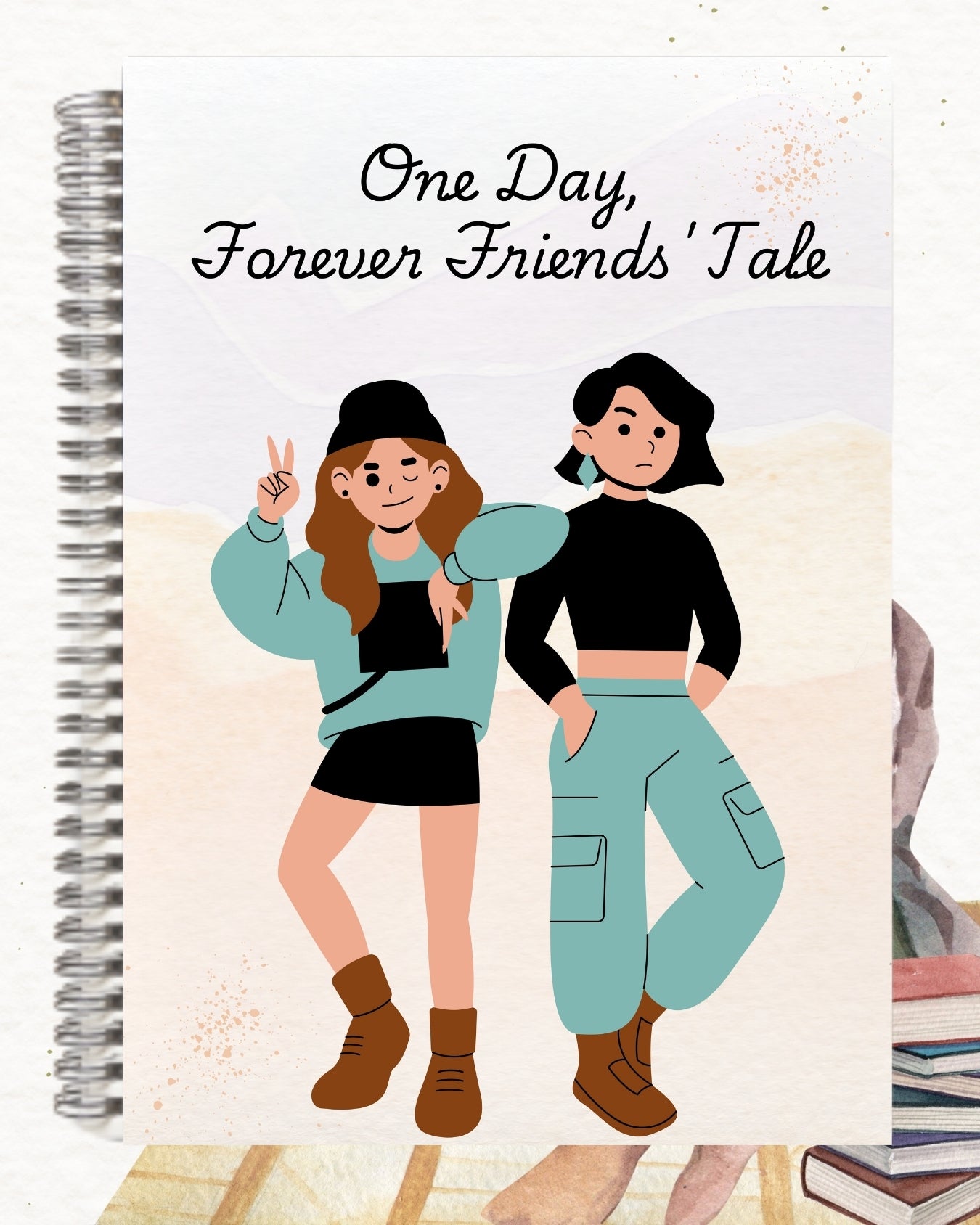 Bestie Fun Ruled Line Notebook