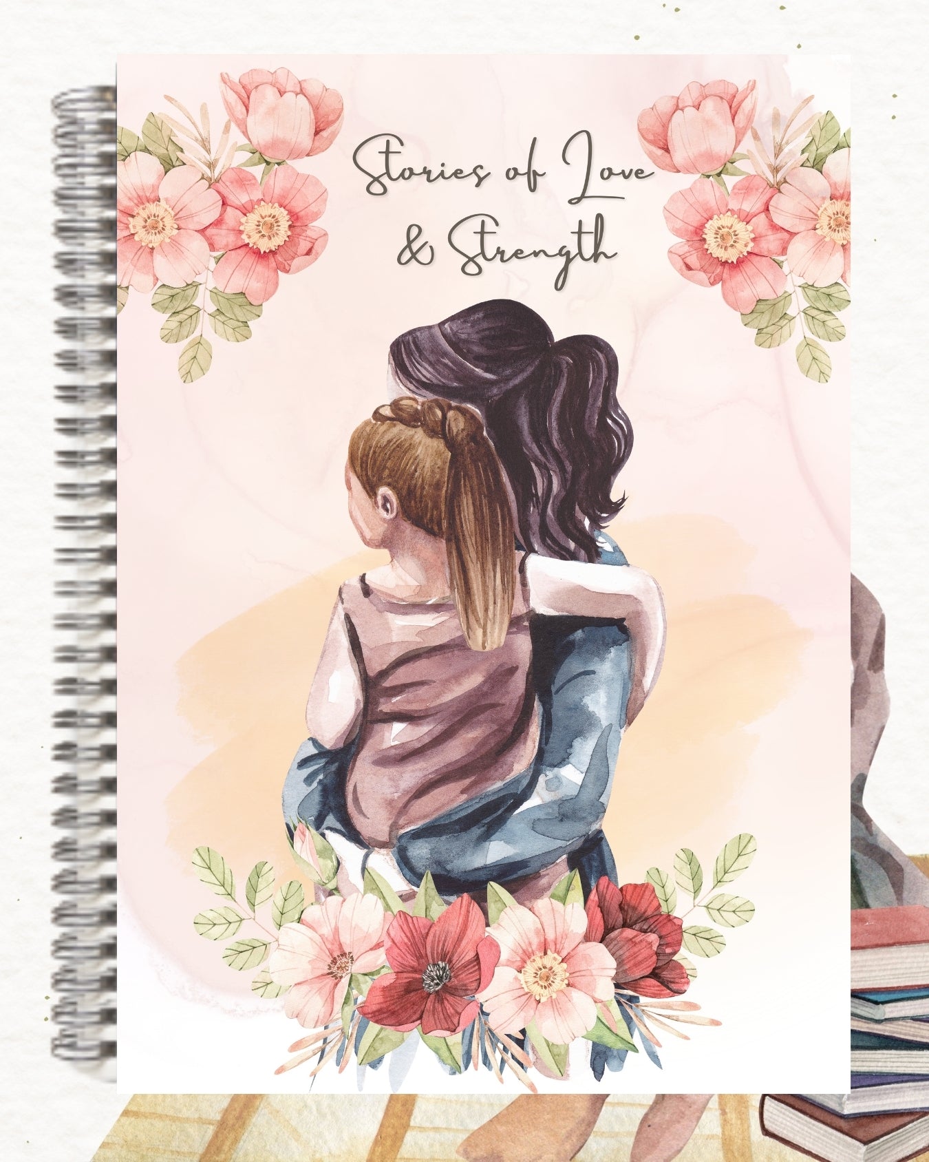 Mother Support Ruled Line Notebook